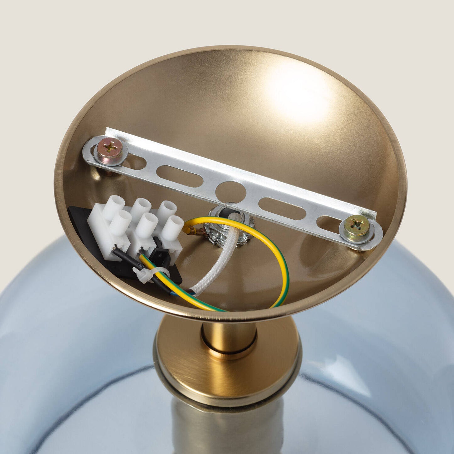 Plafonnier LED Métal et Verre 20W IP20 Installation en Saillie