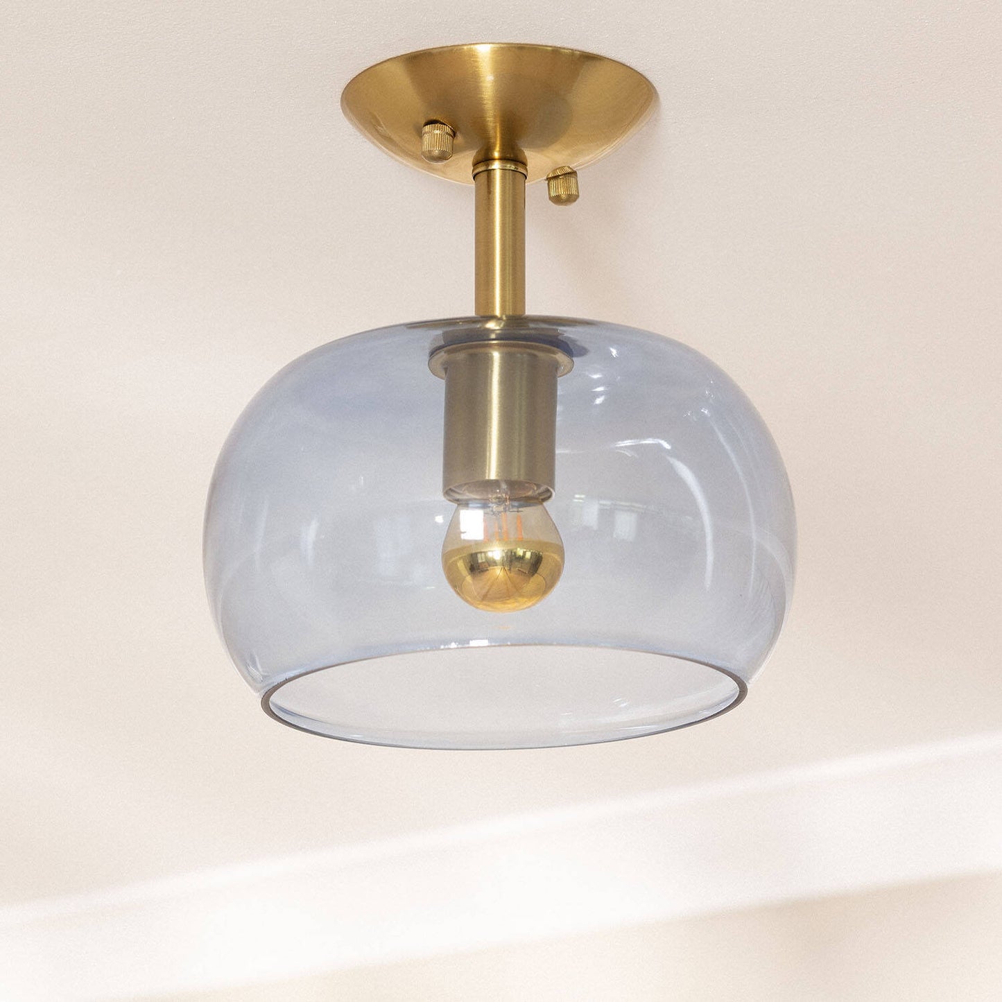 Plafonnier LED Métal et Verre 20W IP20 Installation en Saillie