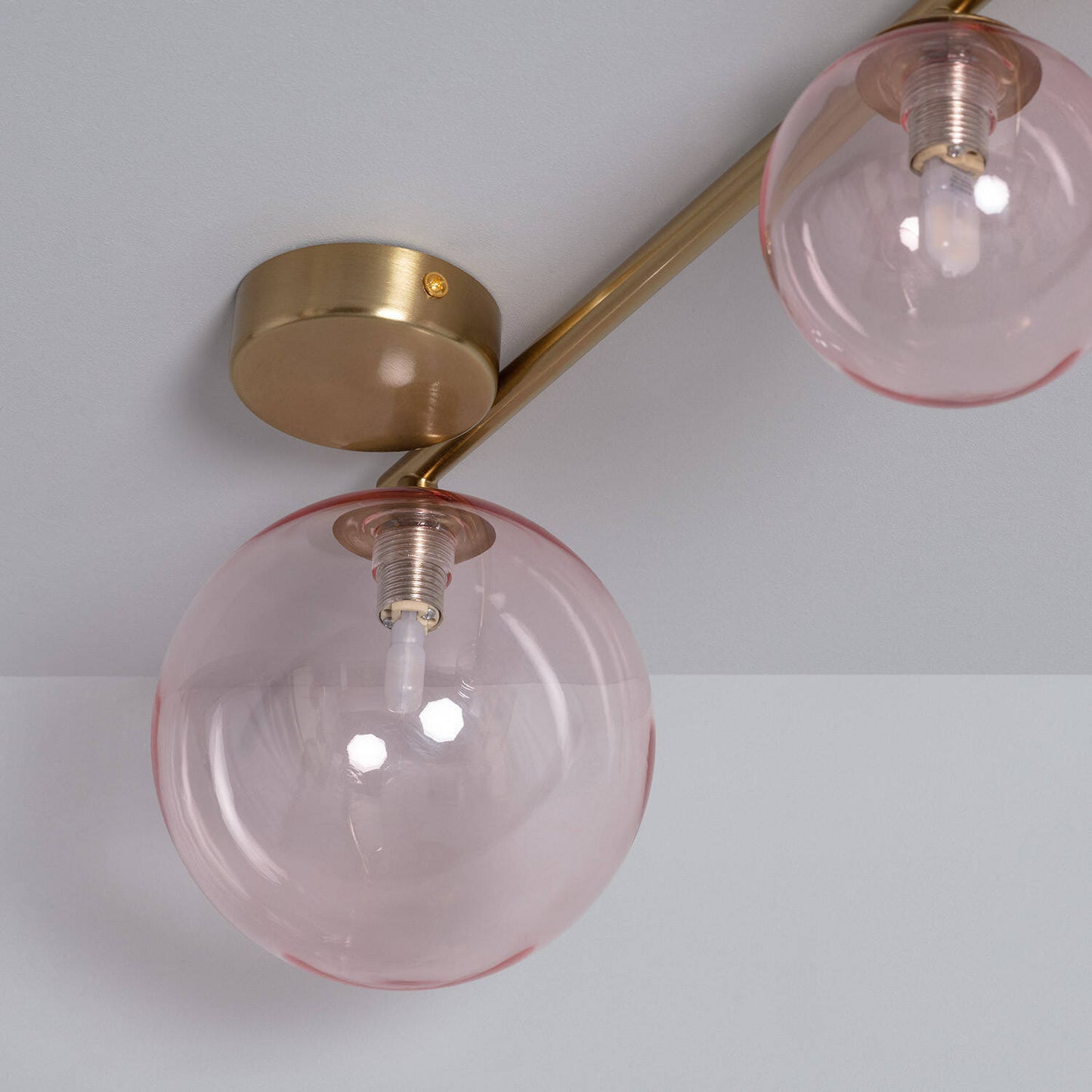 Plafonnier LED Moonlight Brass 4 Spots, 12W, IP20, Installation en Saillie