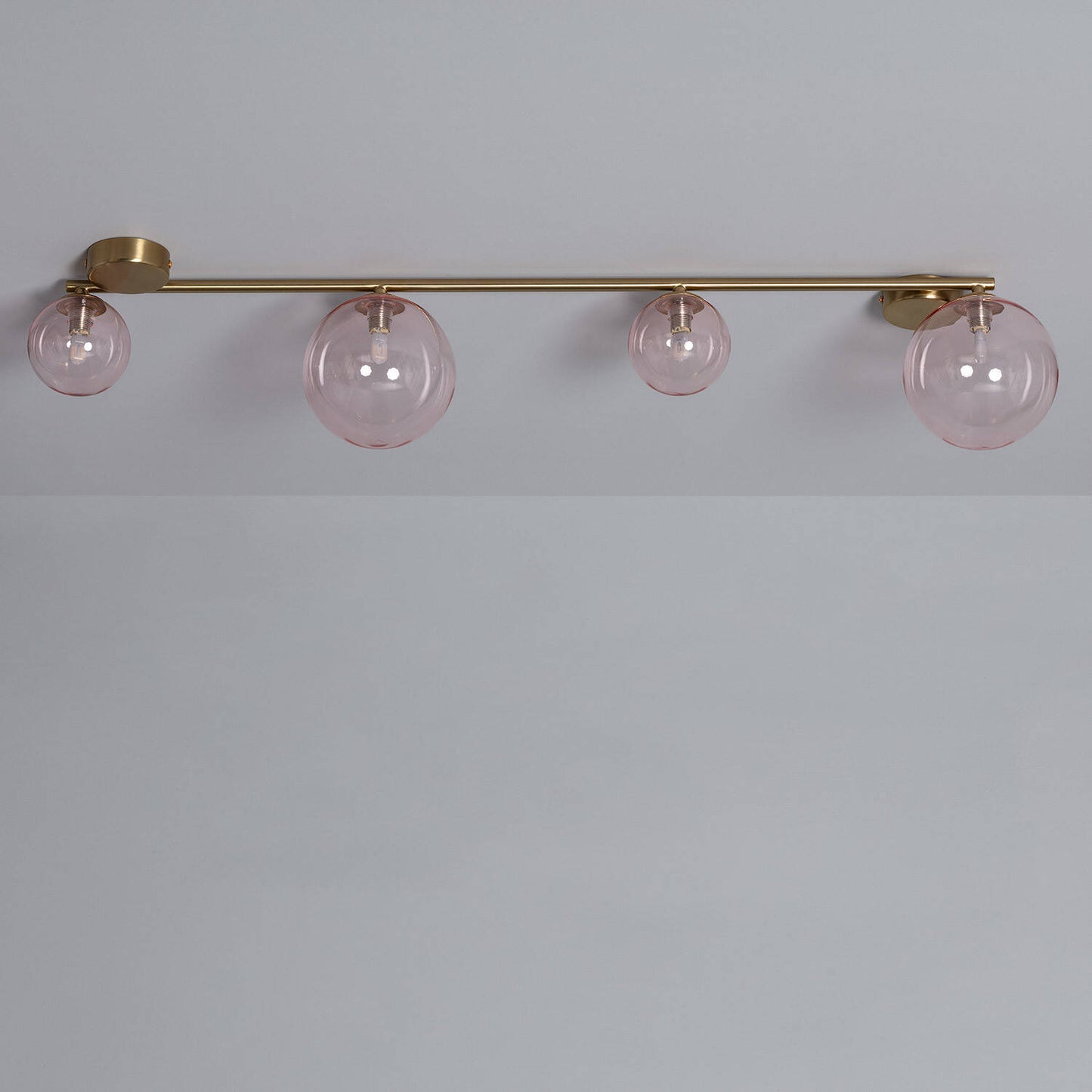 Plafonnier LED Moonlight Brass 4 Spots, 12W, IP20, Installation en Saillie