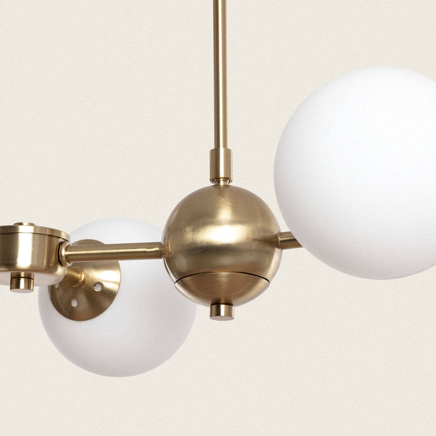 Plafonnier LED Métal et Verre Doré 12W IP20