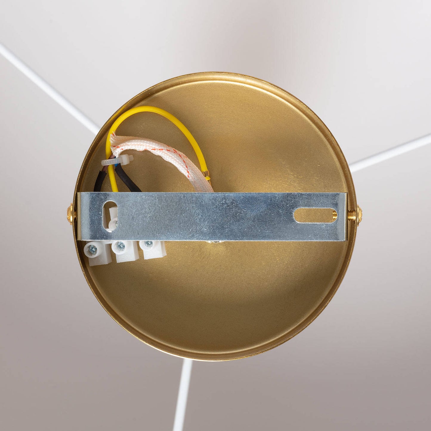 Plafonnier Textile Beige 20W IP20 pour Intérieur