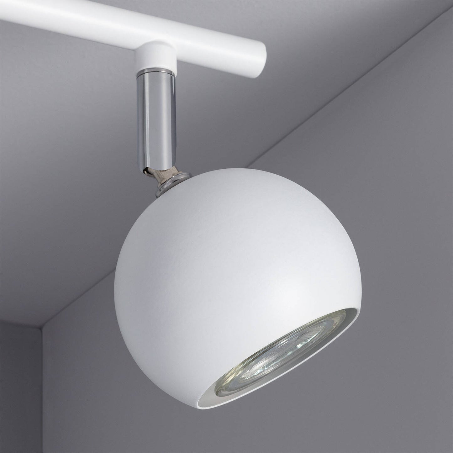 Plafonnier Orientable Aluminium 3 Spots GU10, IP20, 12W