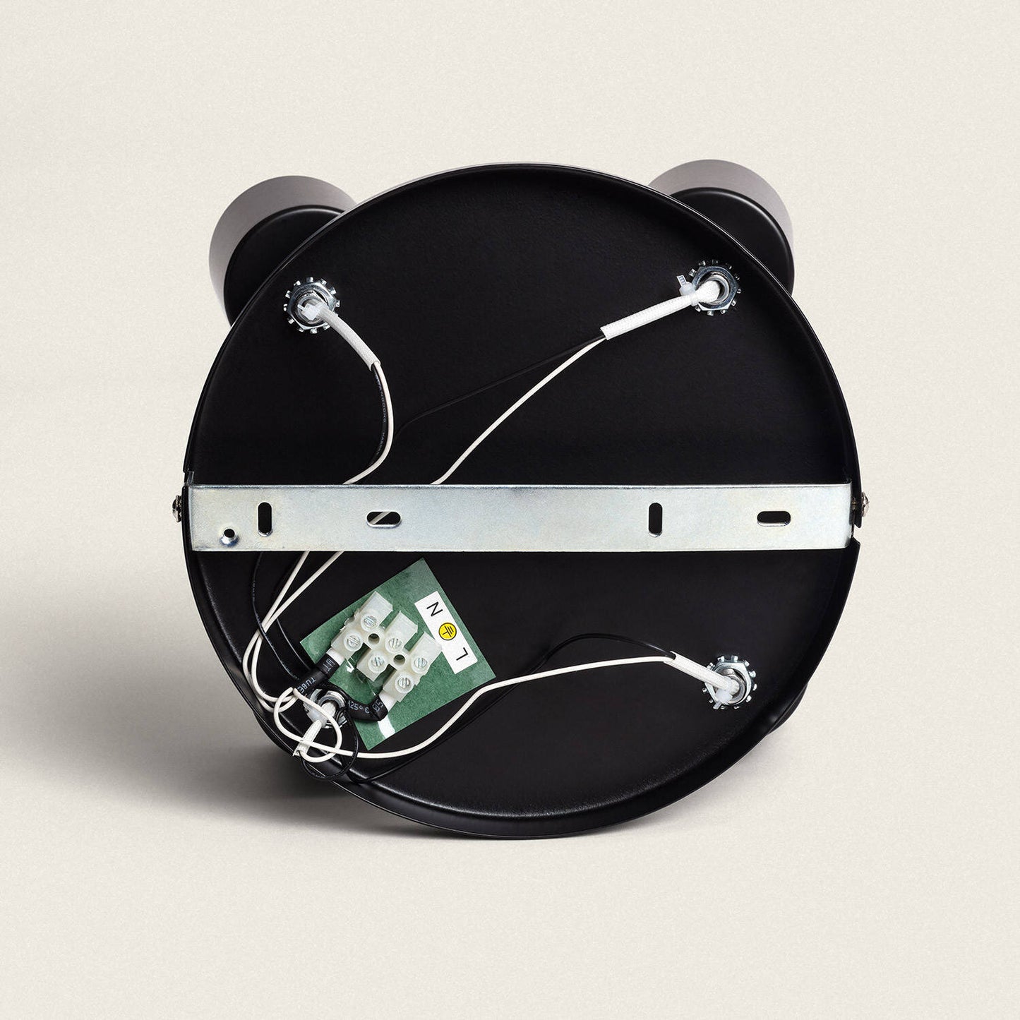 Plafonnier Orientable Métal Noir 4 Spots GU10, IP20