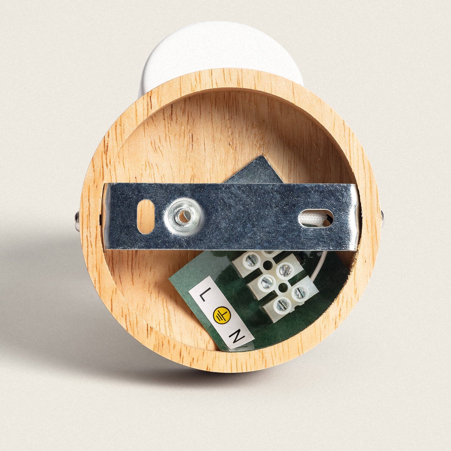 Plafonnier Orientable en Bois et Métal 20W IP20