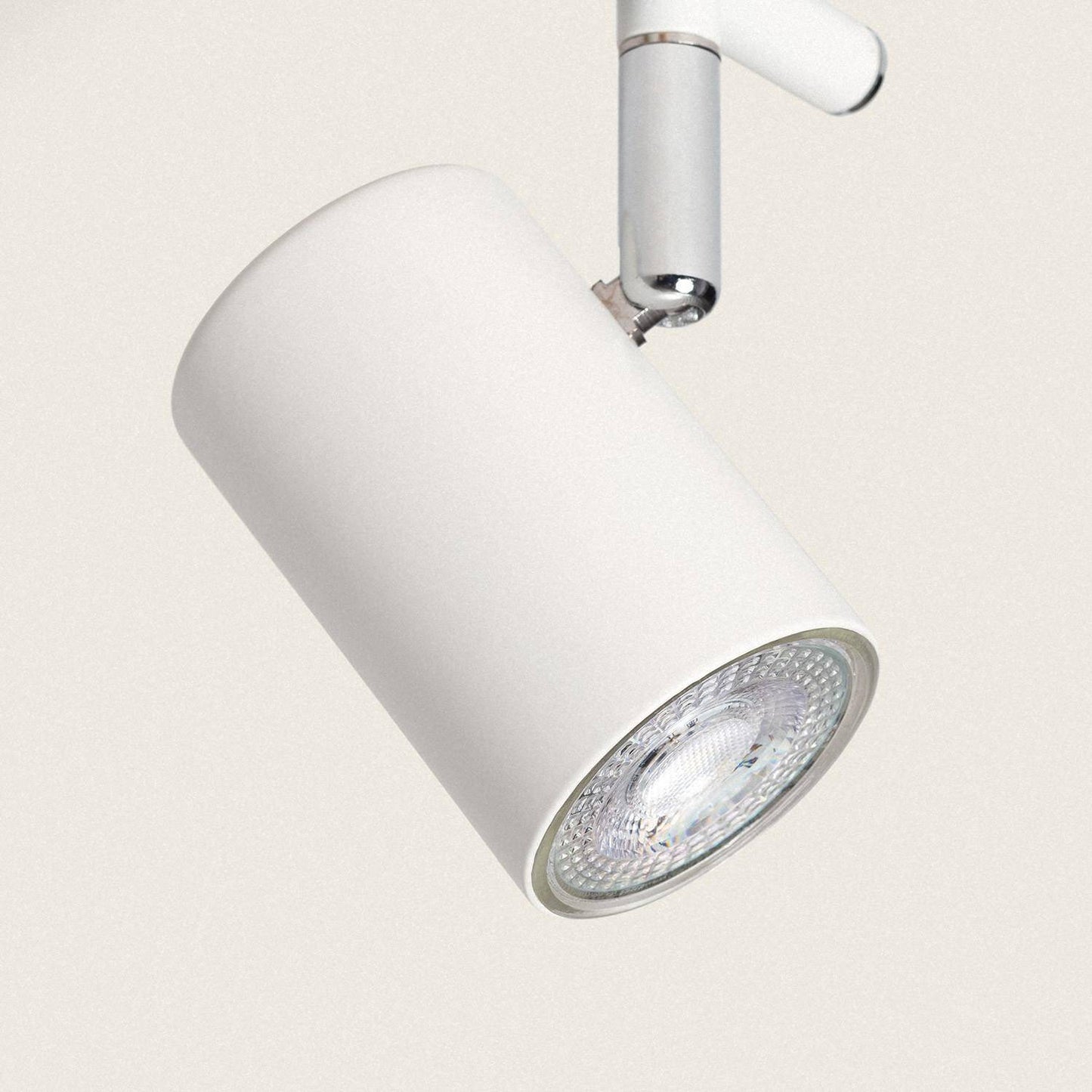 Plafonnier Orientable 2 Spots en Bois et Métal, IP20, 20W