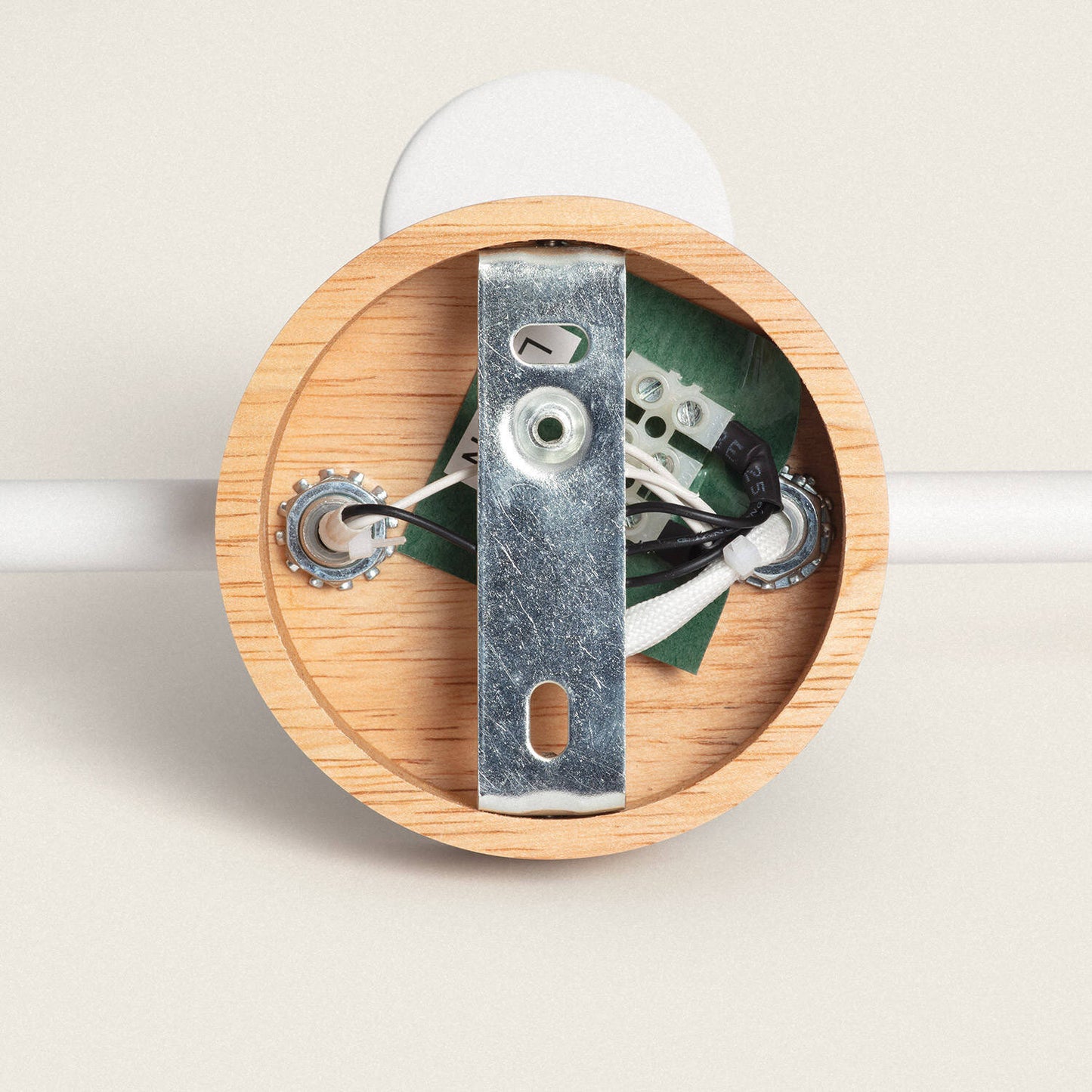 Plafonnier Orientable 3 Spots, Bois et Métal, IP20, 20W