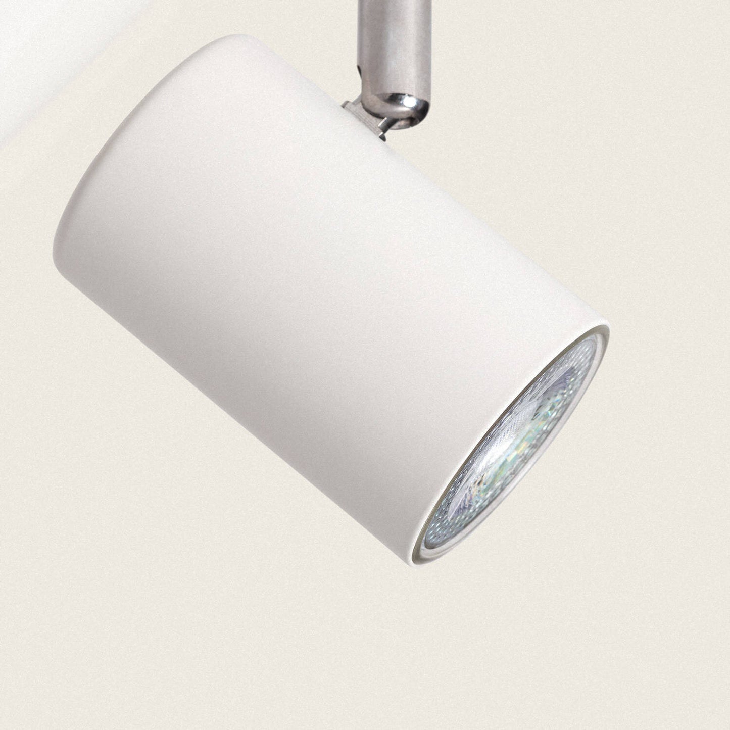 Plafonnier Orientable 3 Spots, Bois et Métal, IP20, 20W
