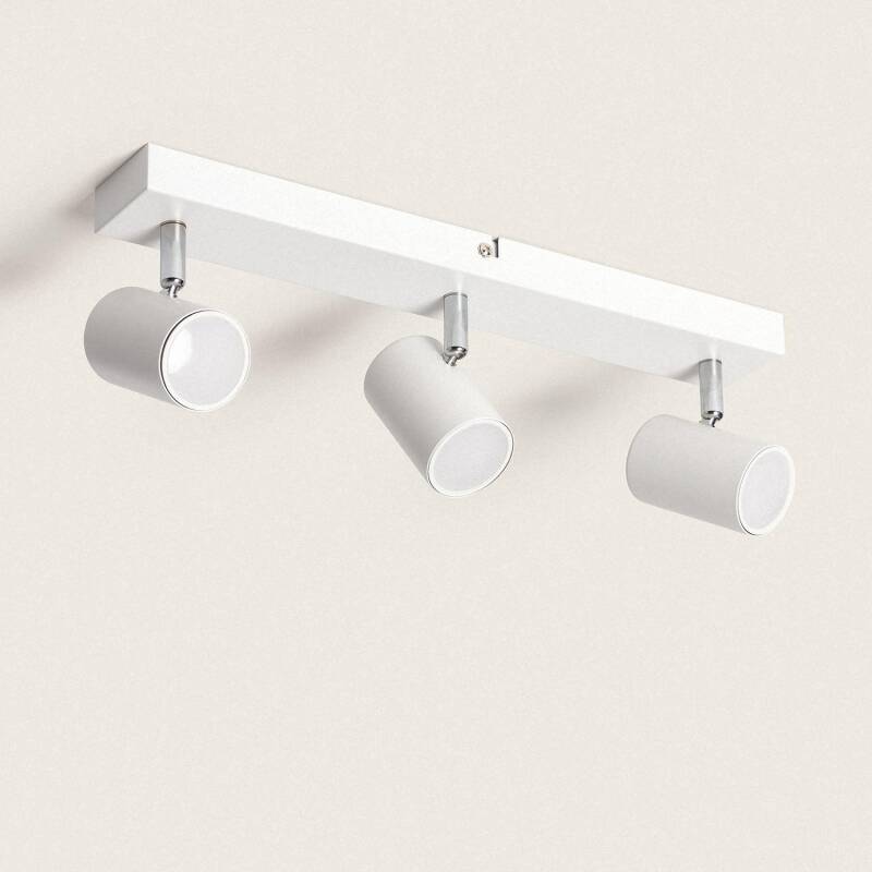 Plafonnier Orientable 3 Spots GU10 20W IP20