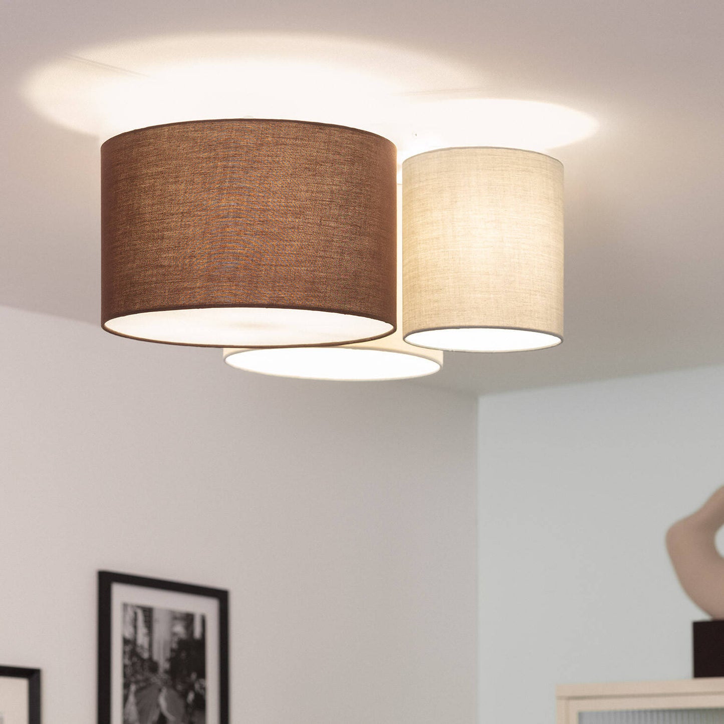 Plafonnier LED Tissu Magogo 40W IP20 pour Intérieur