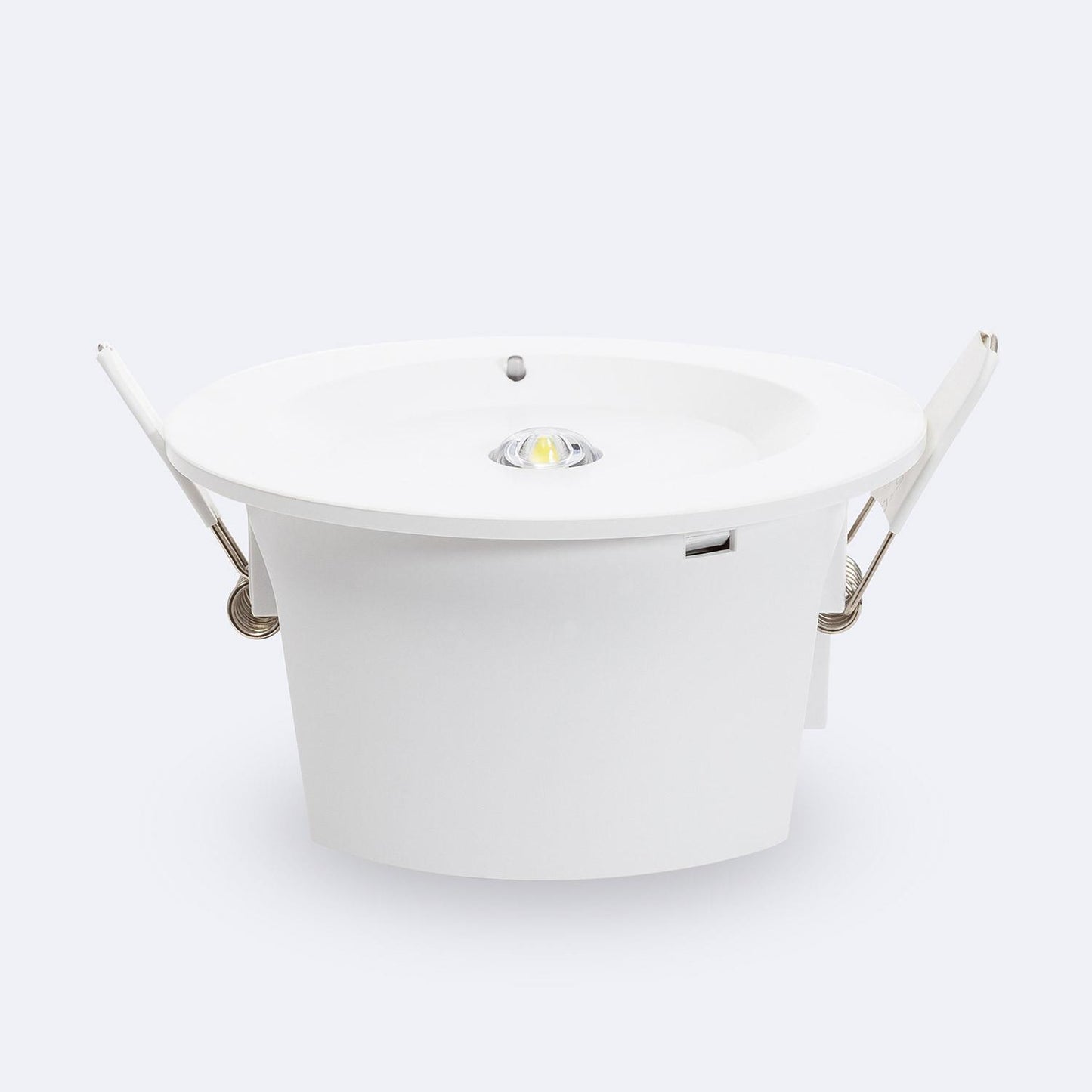 Éclairage de Secours LED Encastrable 2W IP40 Rond 120lm
