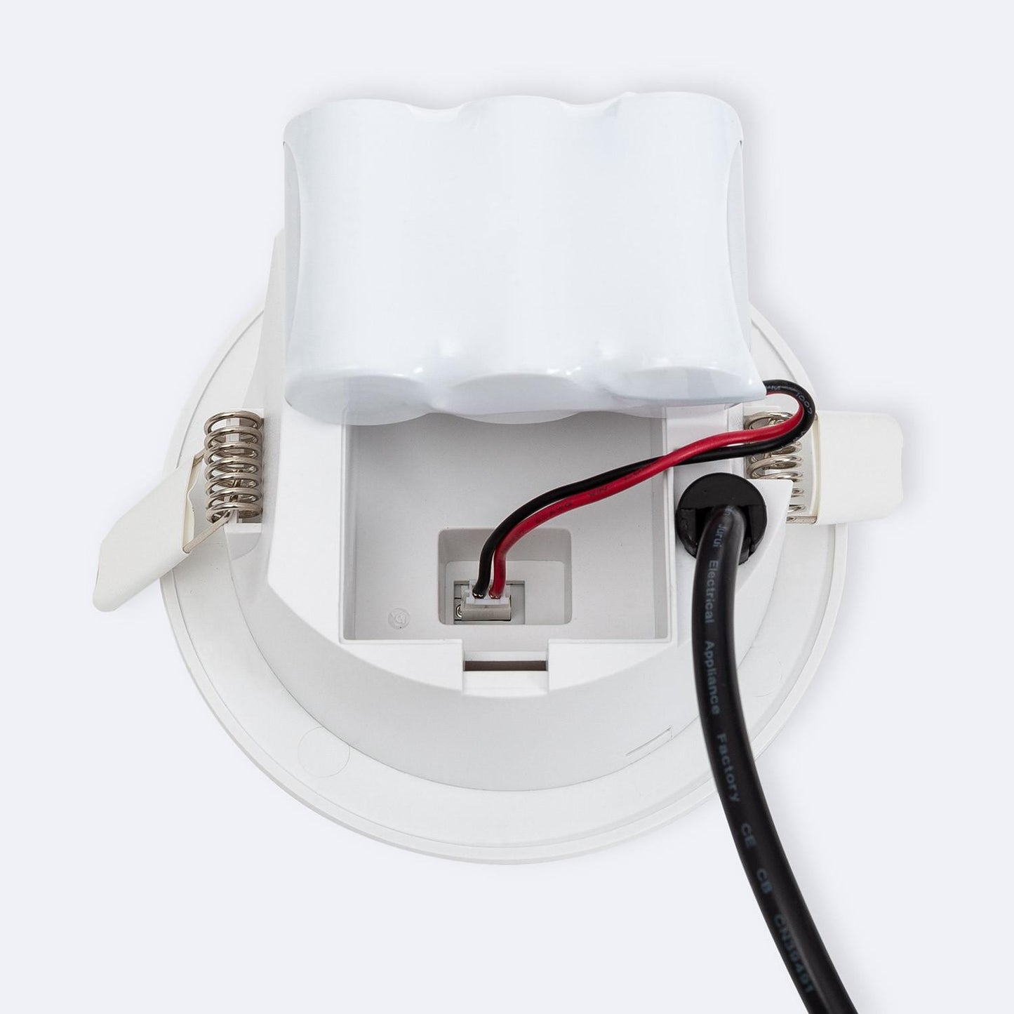 Éclairage de Secours LED Encastrable 2W IP40 Rond 120lm