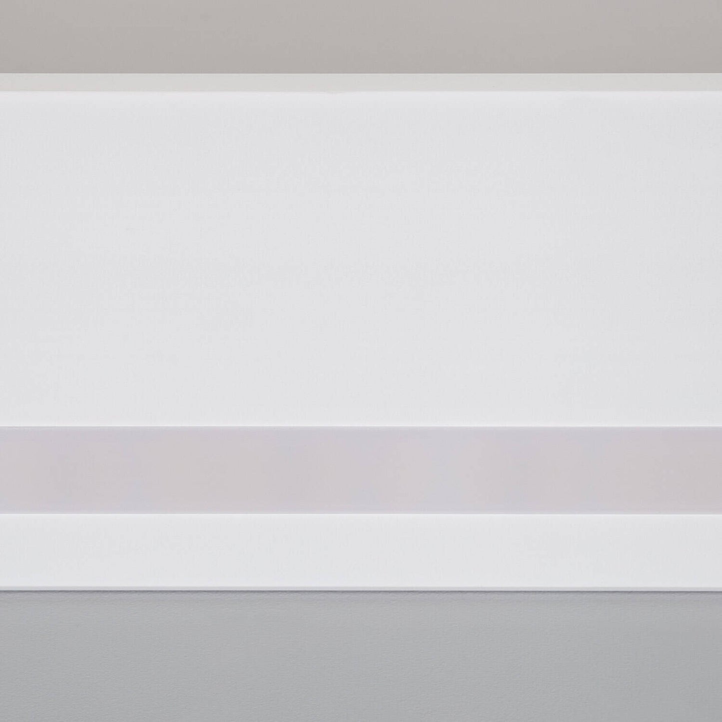 Moulure Plinthe Moderne pour Rubans LED, Installation en Saillie, Blanc, Multiples Tailles
