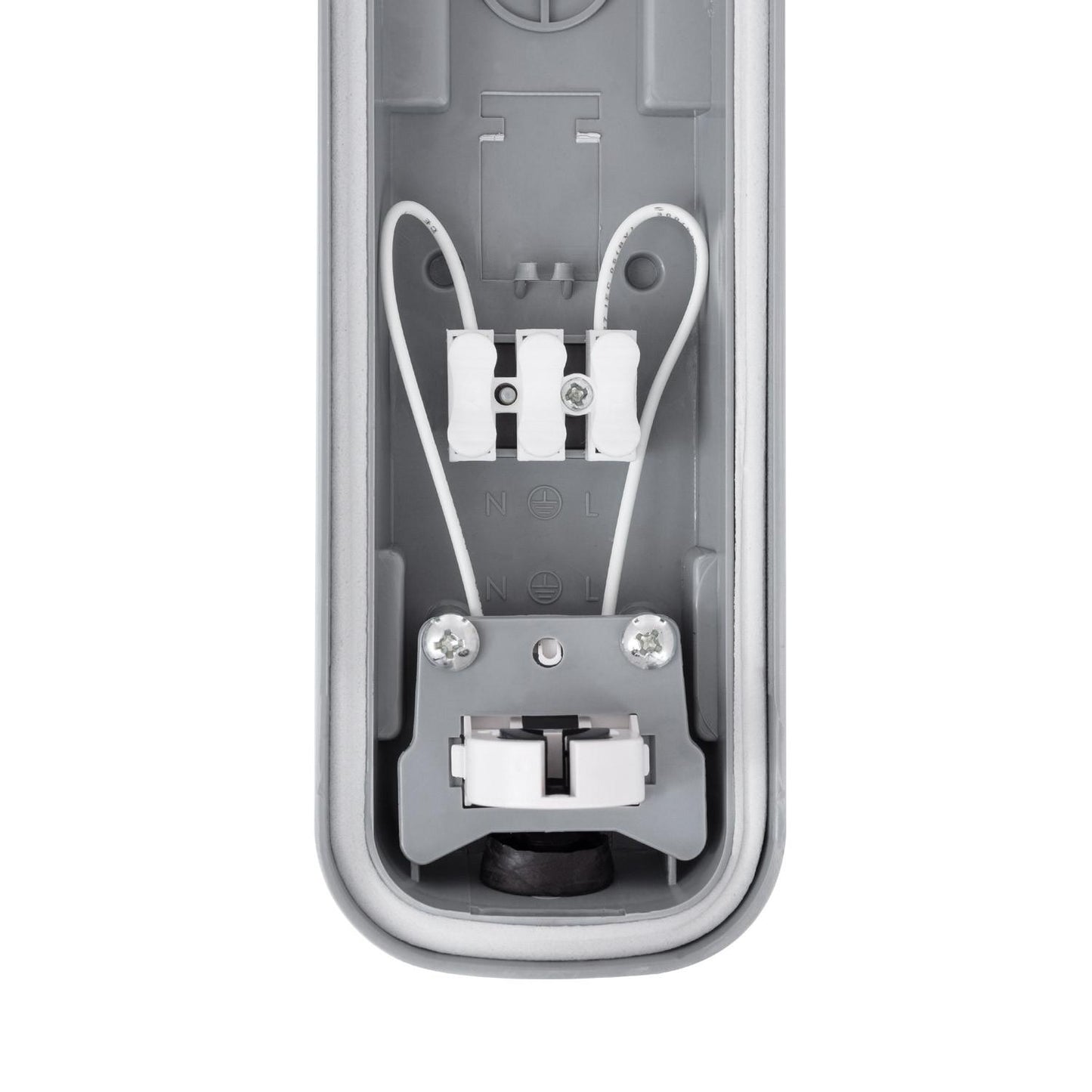 Réglette Étanche Slim 120cm IP65, IK10, Non-Dimmable pour Tube T8