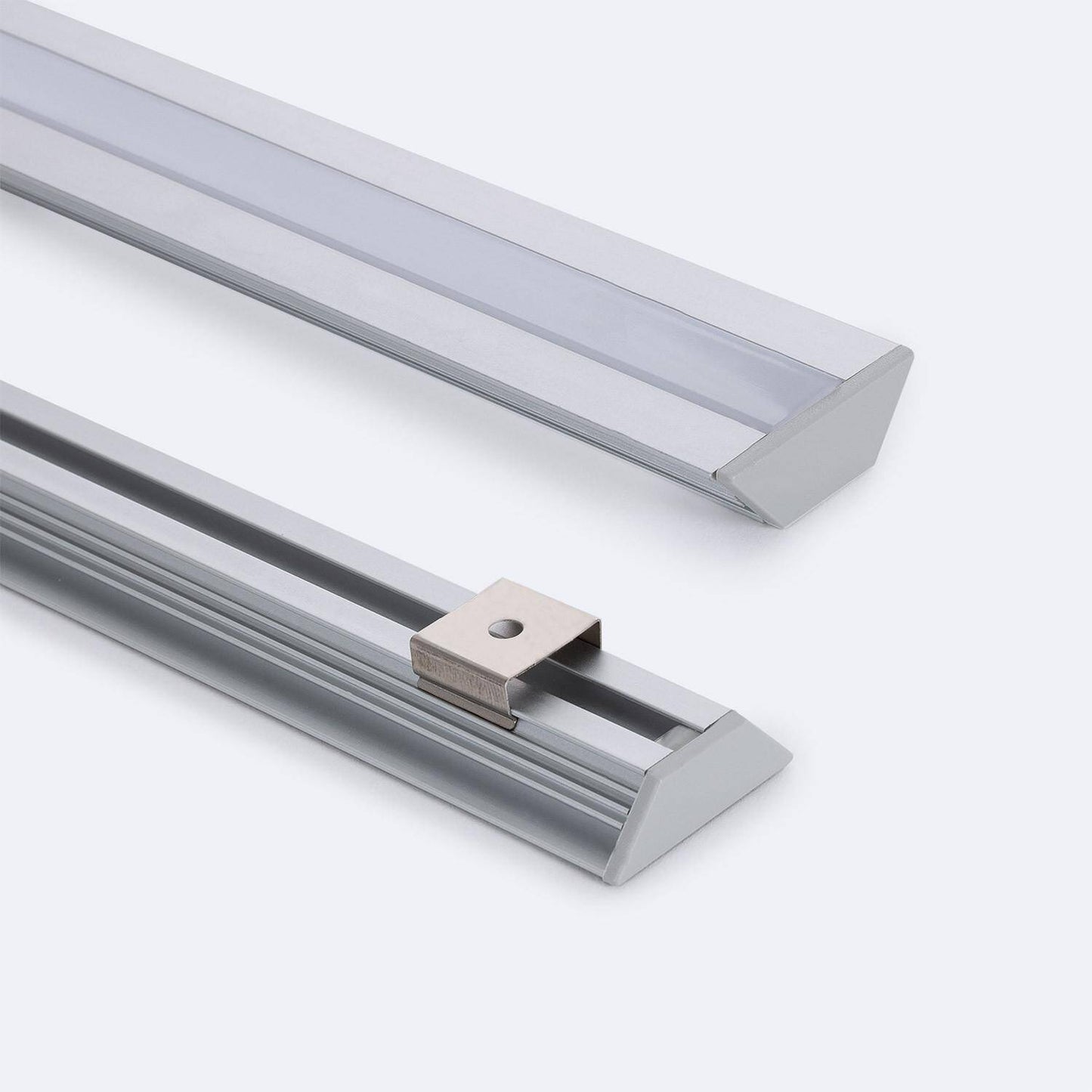 Profilé Aluminium Encastrable pour Rubans LED, 11 mm, Intérieur, IP20
