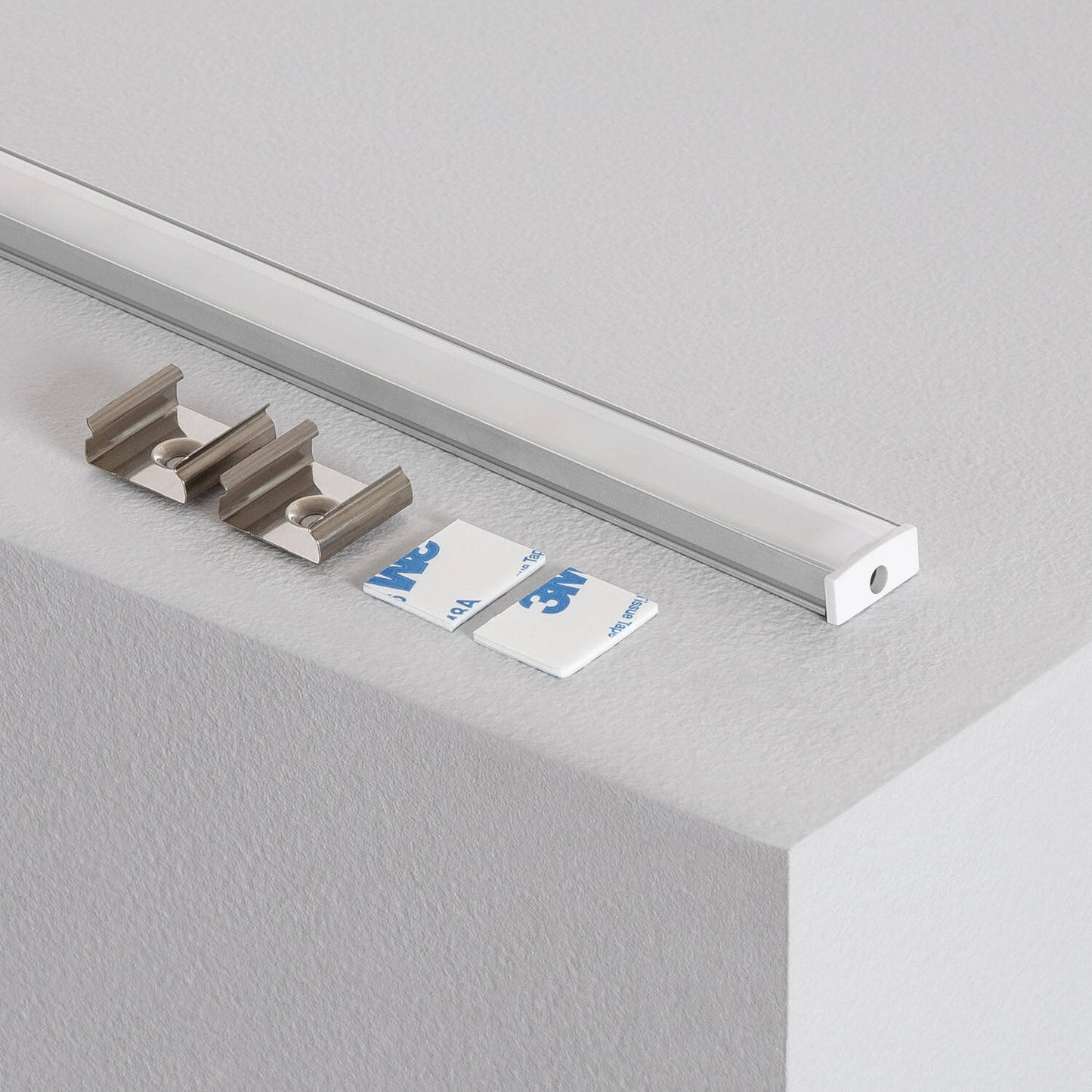 Ruban LED 500mm 5W, Installation en Saillie, Aluminium