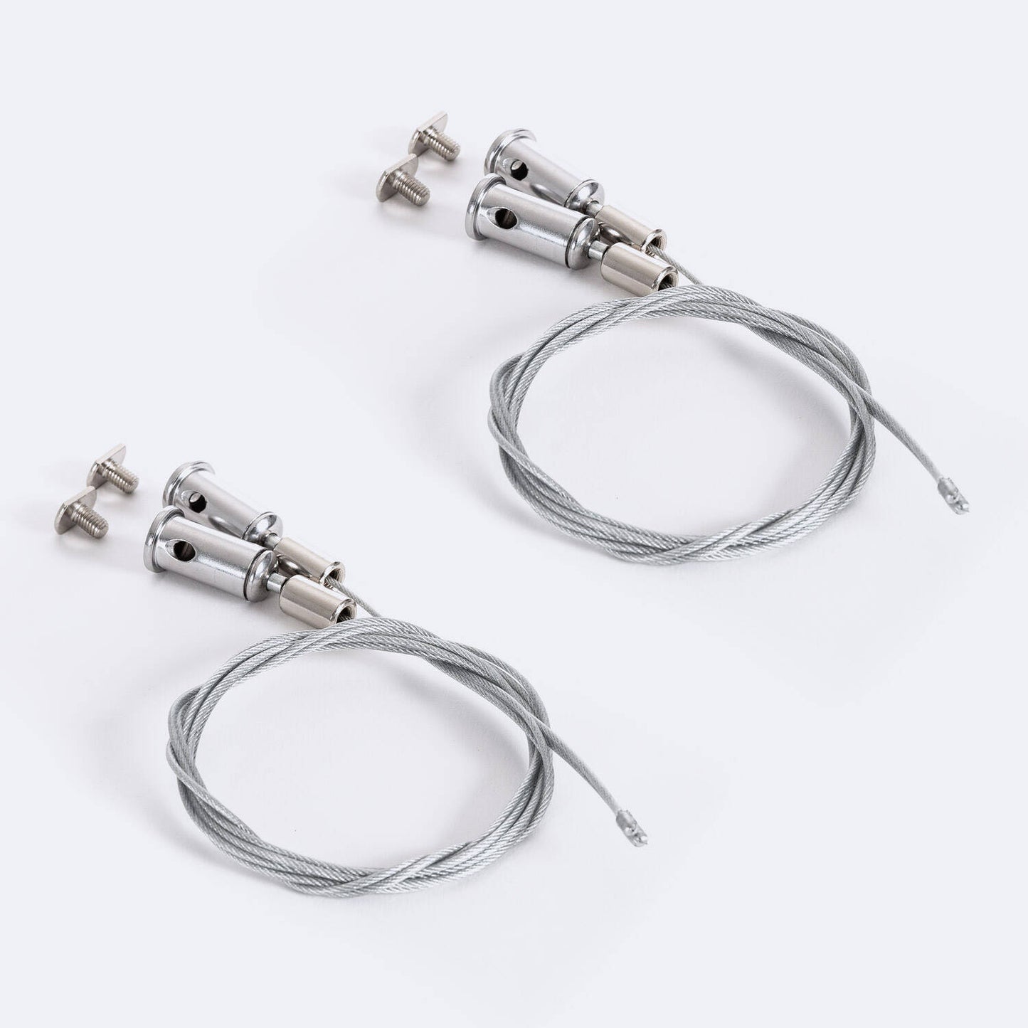 Profilé Aluminium Suspendu pour Ruban LED, 45 mm, Noir, Intérieur