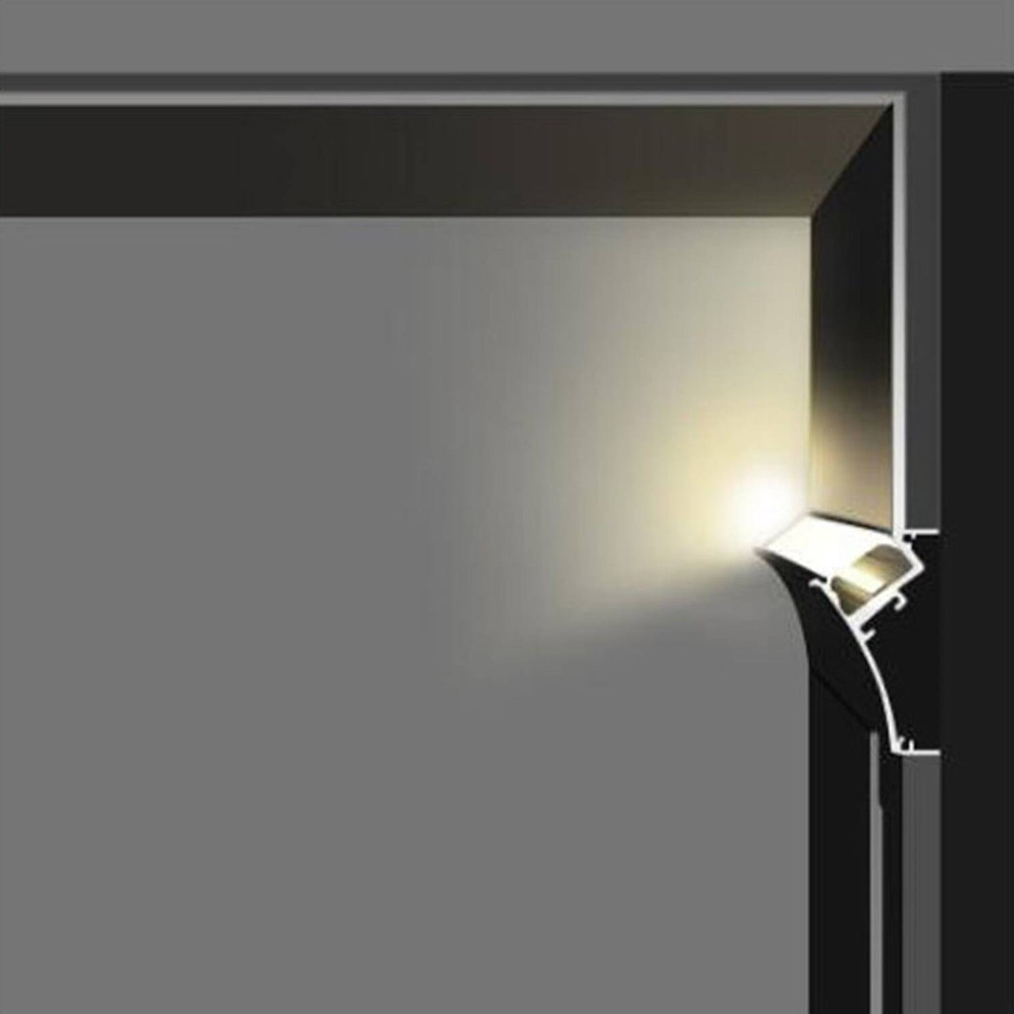 Profilé Aluminium Encastrable pour Ruban LED 20mm - Usage Intérieur