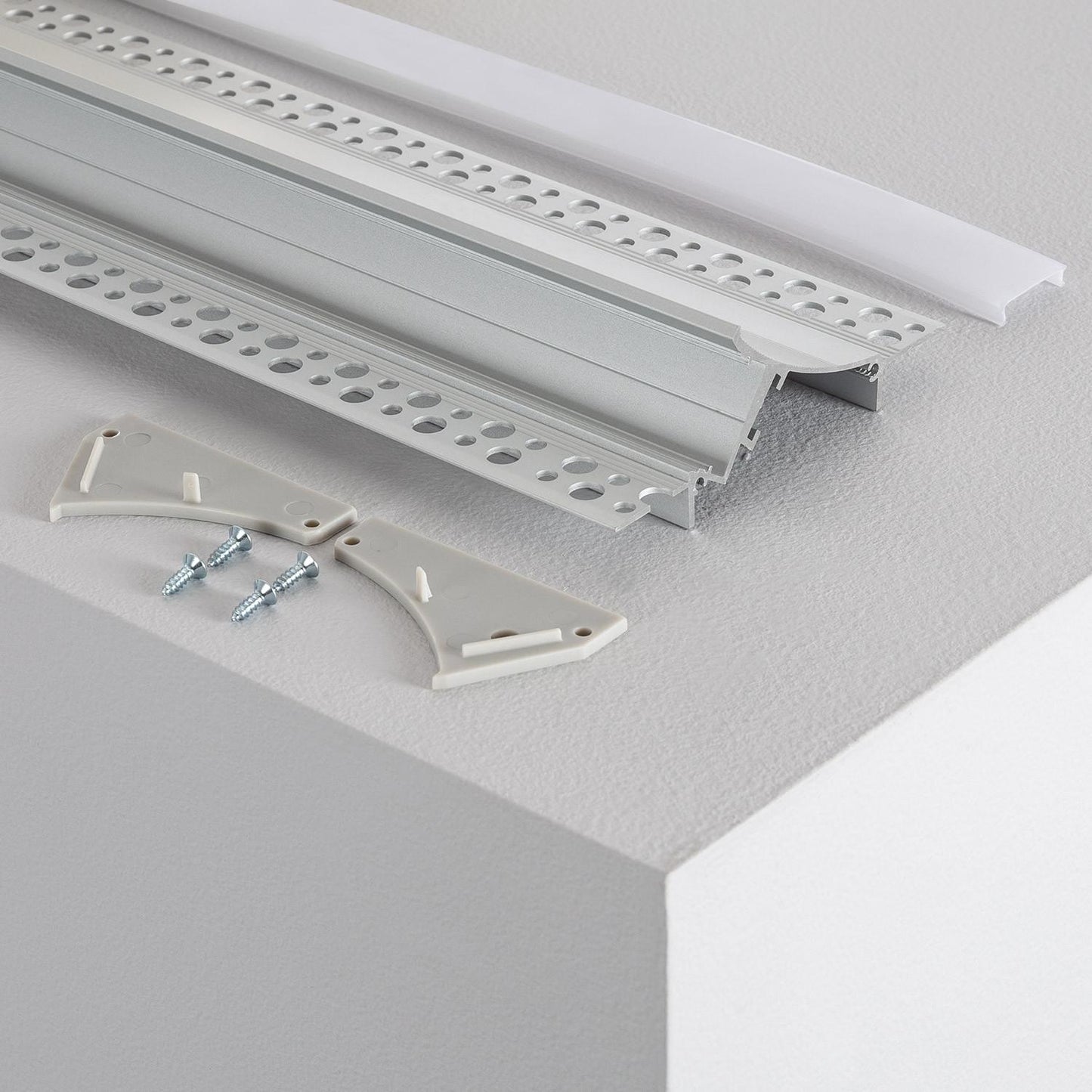 Profilé Aluminium Encastrable pour Ruban LED 20mm - Usage Intérieur