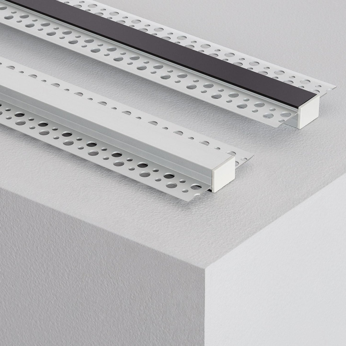 Profilé Aluminium 2m pour Ruban LED, Installation Encastrée, Intérieur