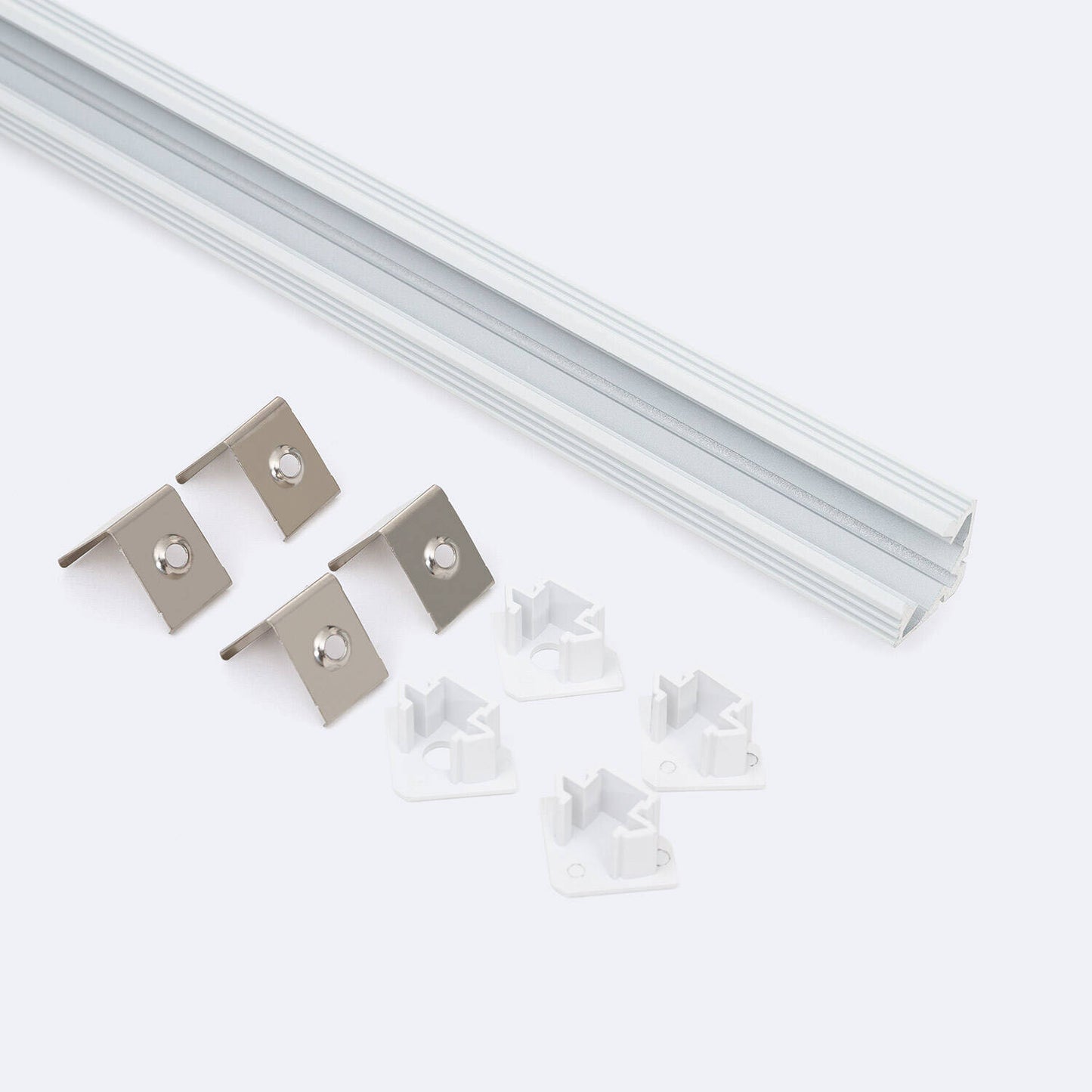 Profilé Aluminium en Saillie 2m pour Ruban LED 11 mm