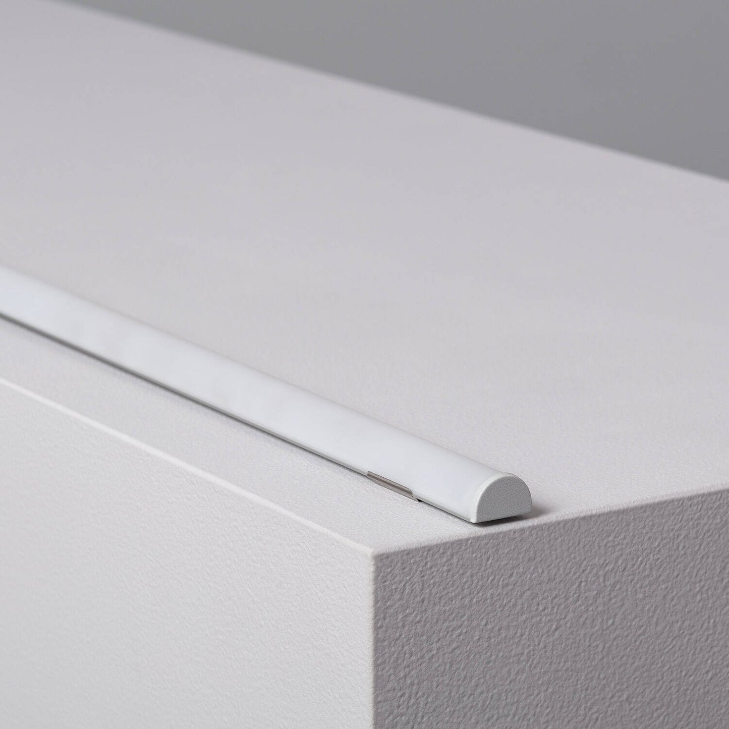 Profilé Aluminium Flexible en Saillie, 15 mm, Intérieur, Gris