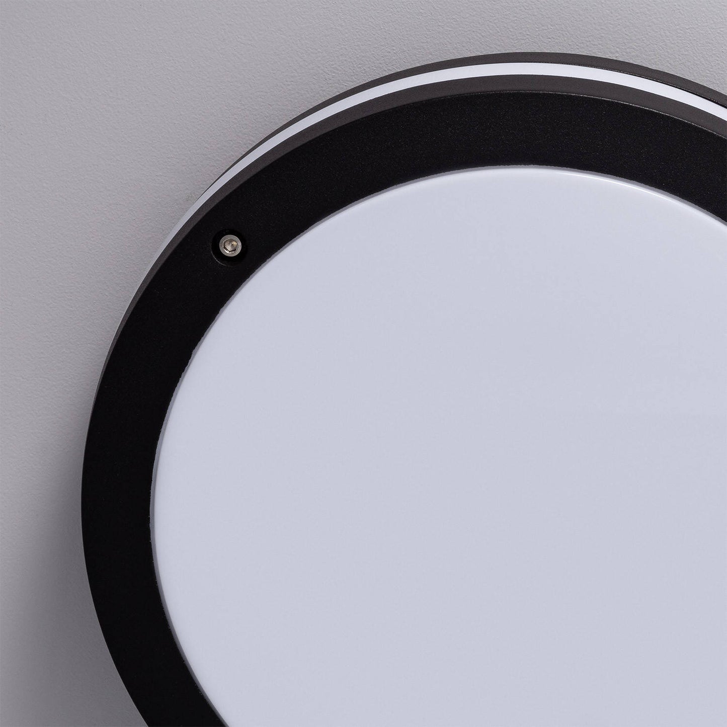 Plafonnier Rond Métal Ø300 mm IP54 pour Extérieur, 20W, E27