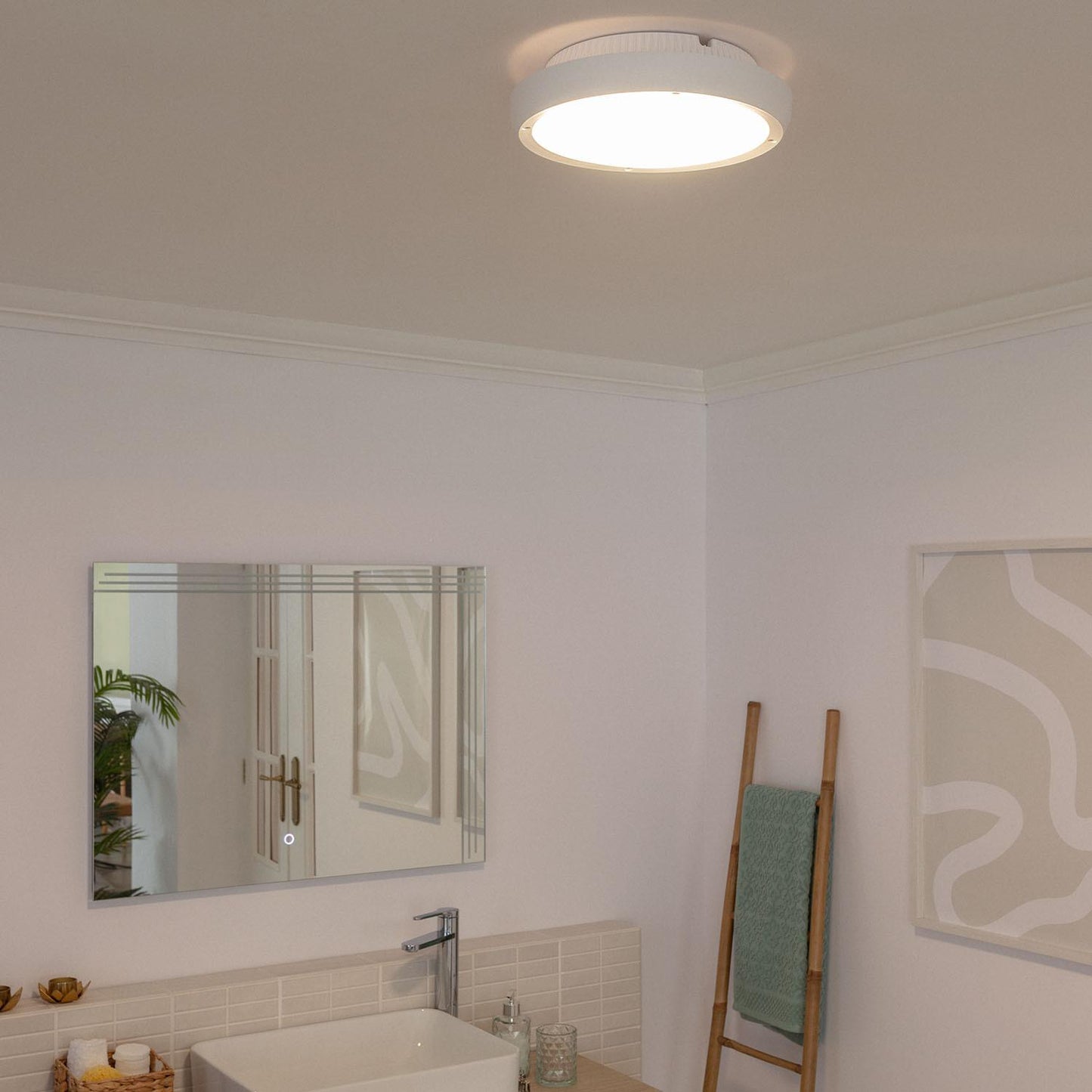 Plafonnier Rond Extérieur IP65 Ø300 mm 20W