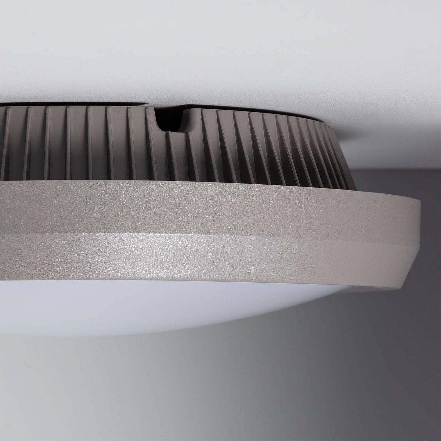 Plafonnier LED Rond Extérieur IP65 Gris Ø300 mm 20W
