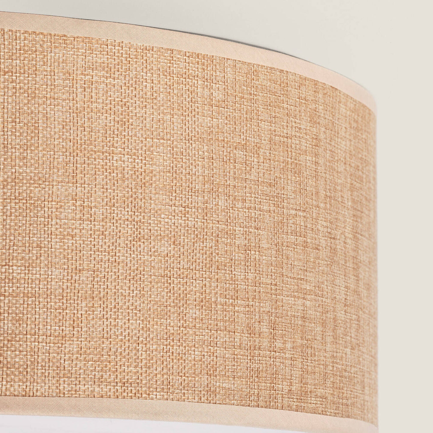 Plafonnier Rond en Tissu 450mm, IP20, 40W, Installation En Saillie