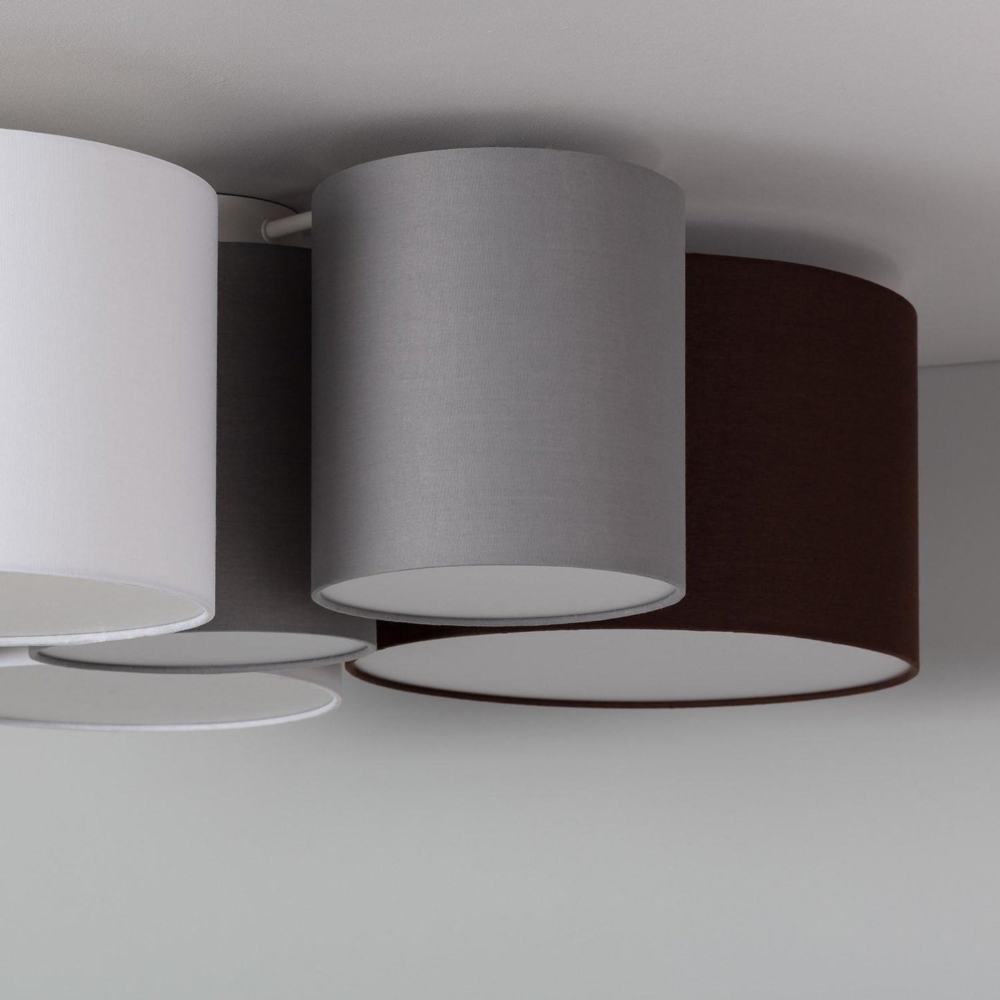 Plafonnier Rond en Tissu 40W IP20 pour Intérieur