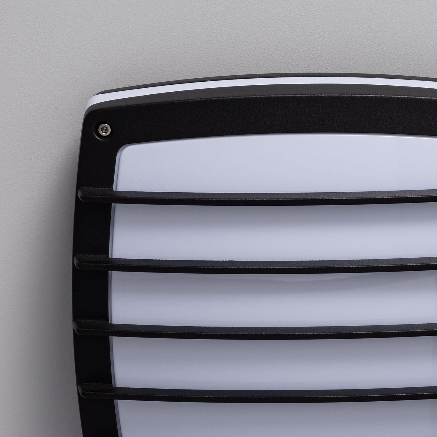 Plafonnier Carré LED 40W 300x300 mm IP54 Aluminium Noir