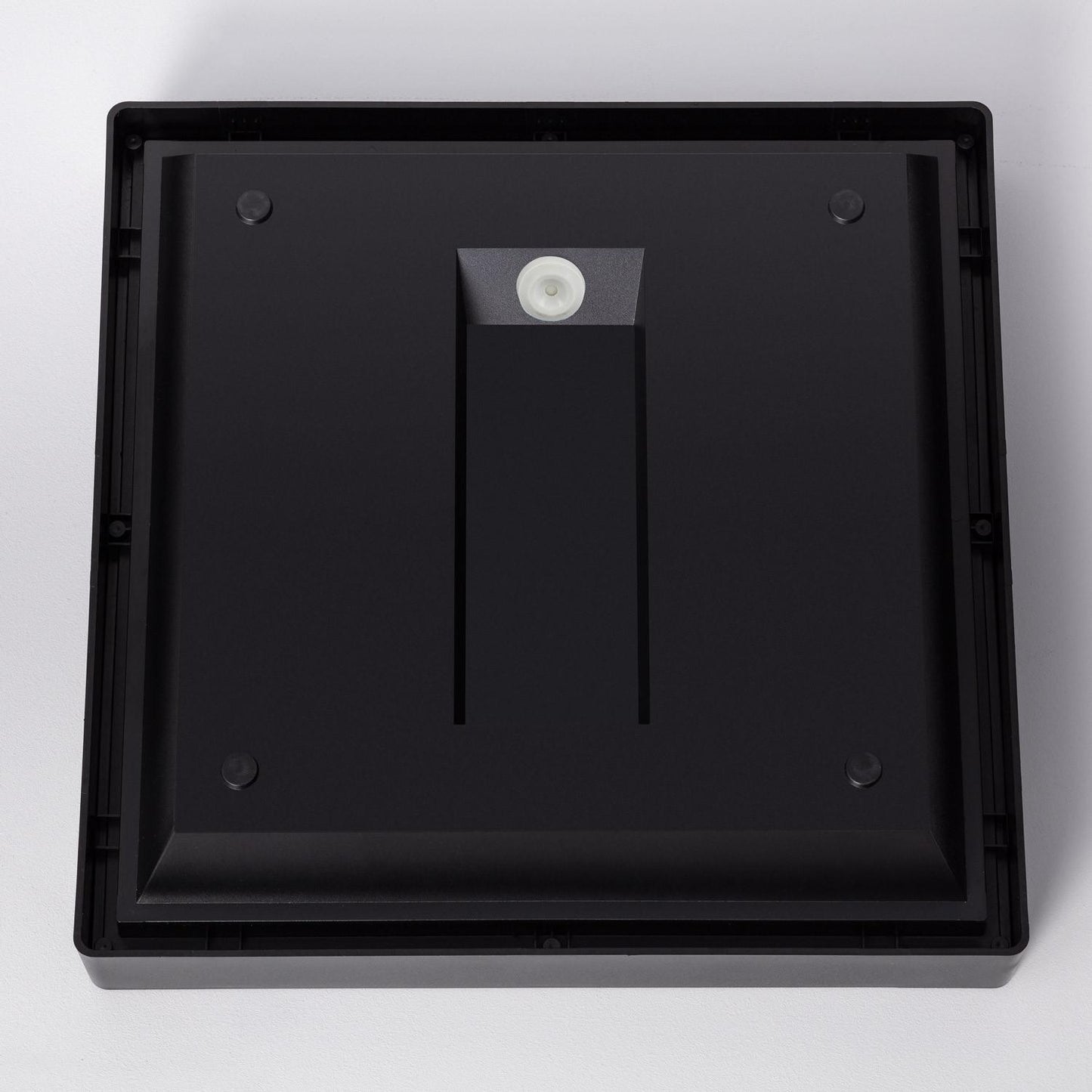 Plafonnier Extérieur Carré Julius 20W IP65, Double E27, Noir