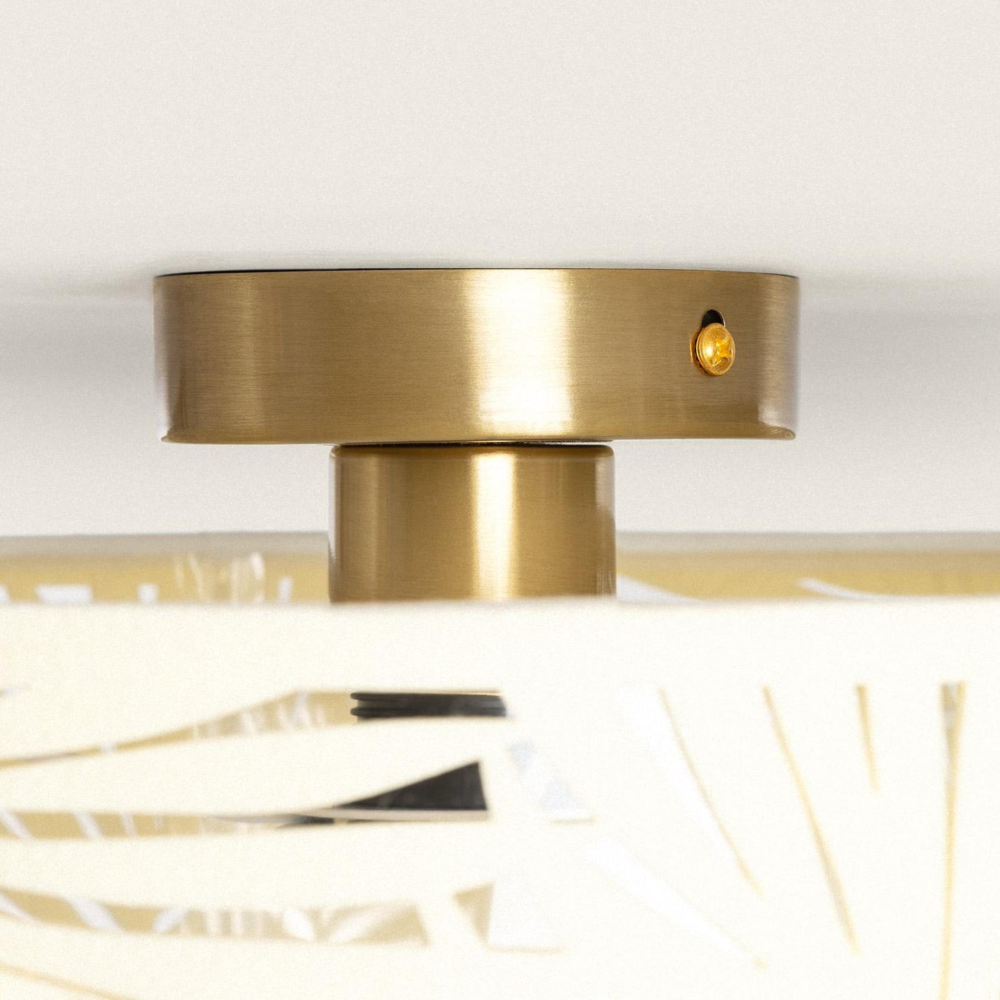 Plafonnier LED E27 40W IP20 en Feutre et Métal pour Intérieur