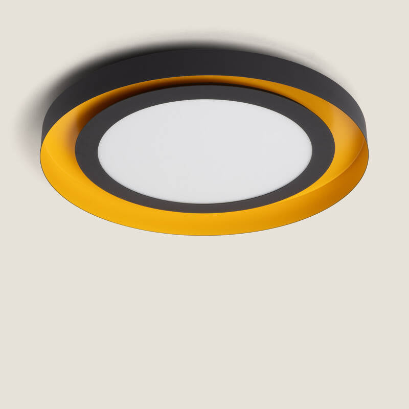 Plafonnier LED 30W Noir Mat IP20 1500lm