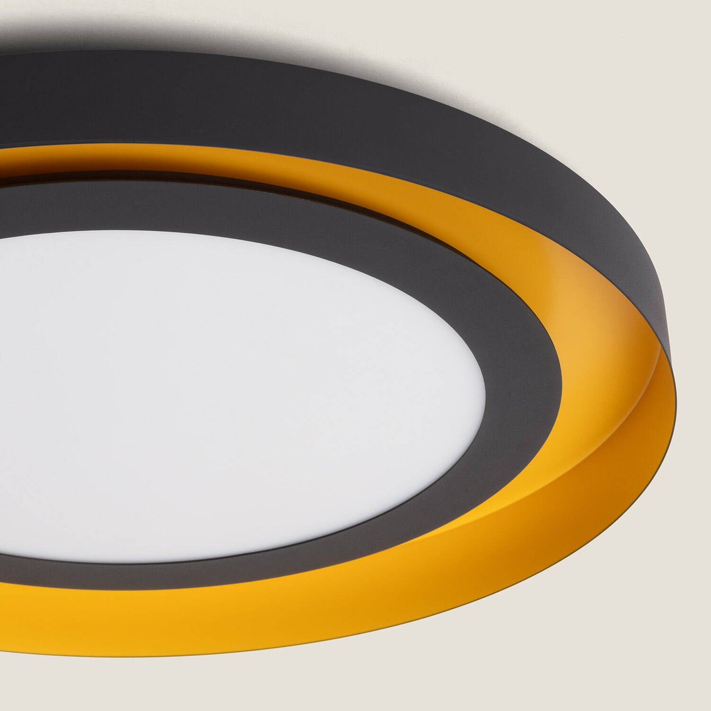 Plafonnier LED 30W Noir Mat IP20 1500lm