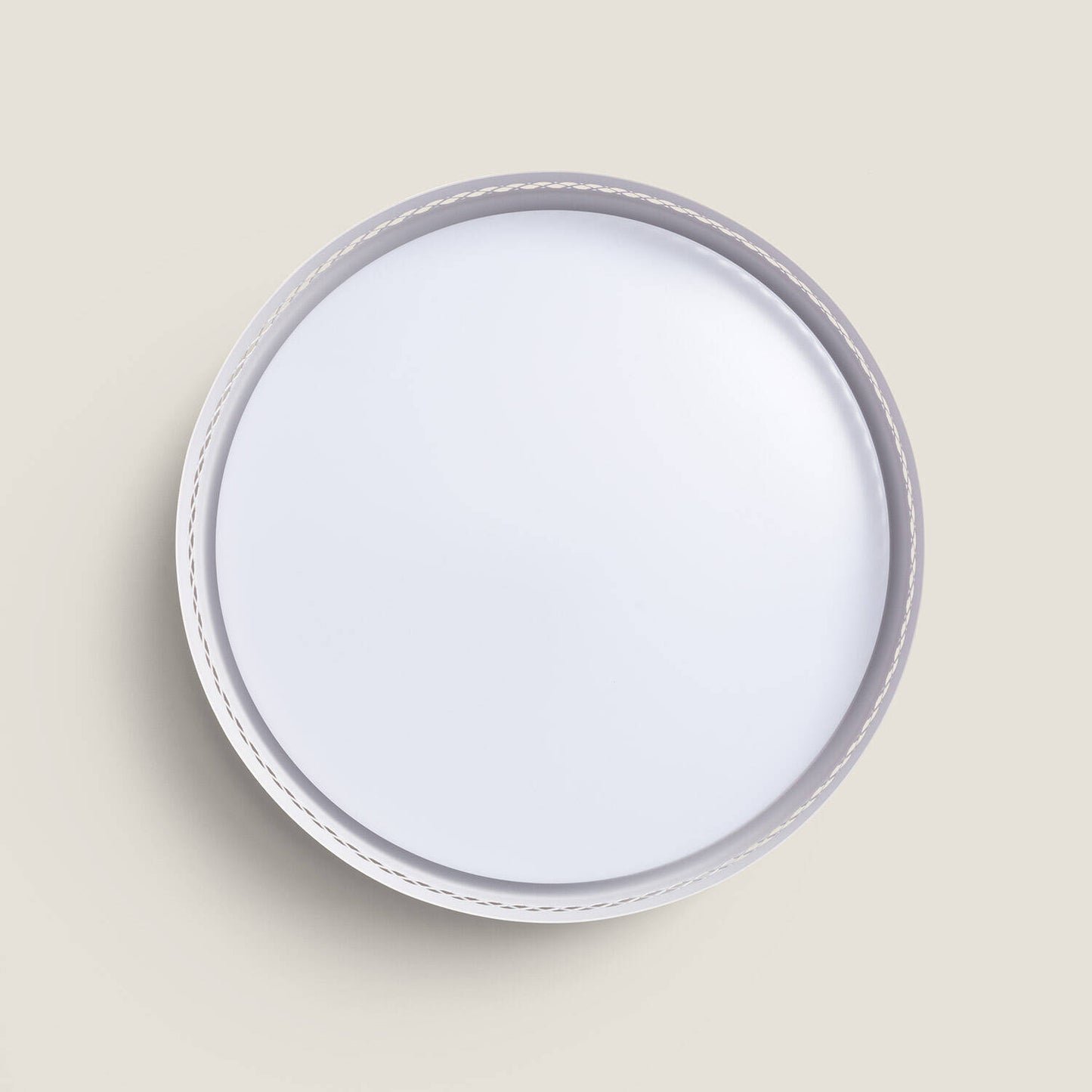 Plafonnier LED 30W IP20 Métal Blanc Mat 1650 lm