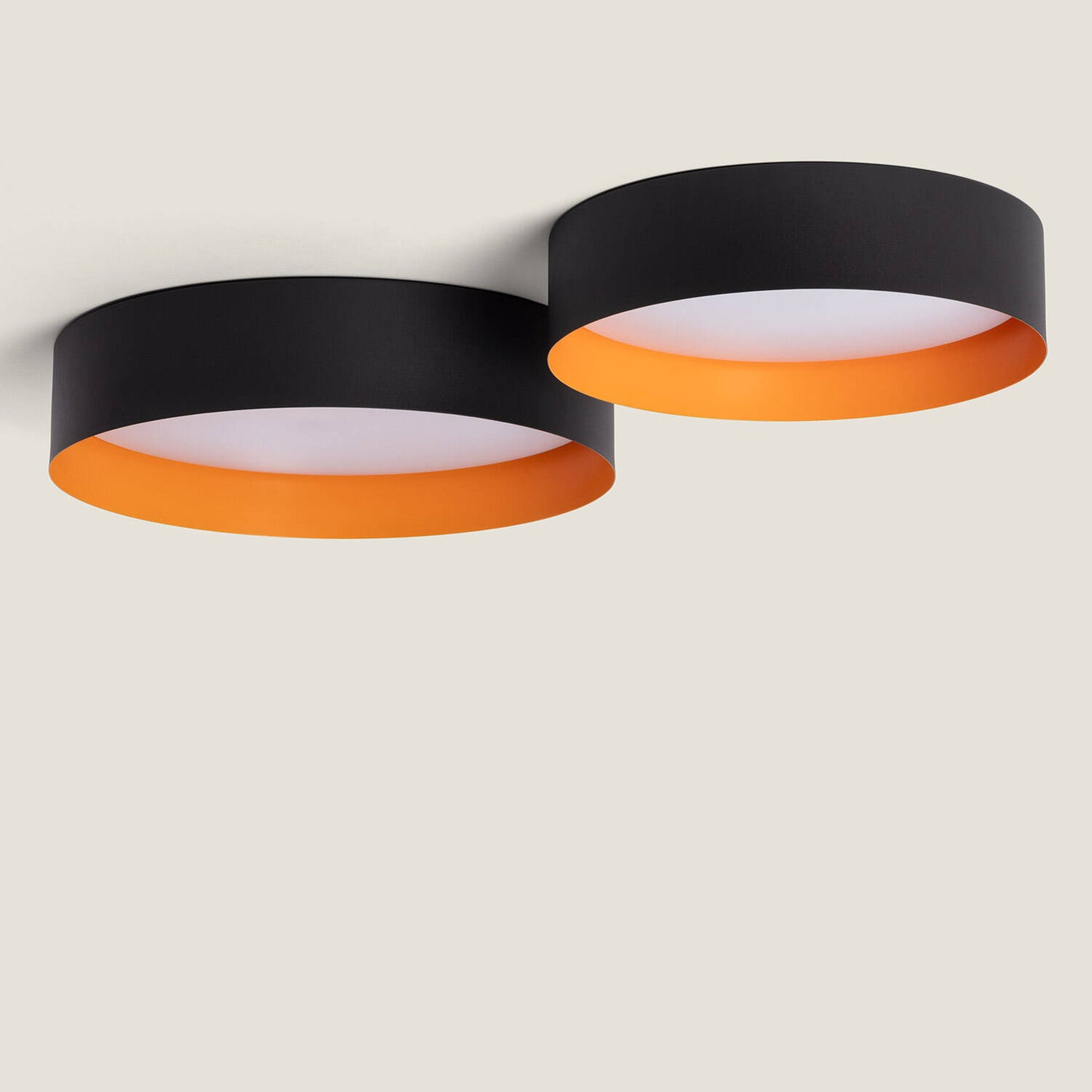 Plafonnier LED 30W Noir IP20 1590lm pour Intérieur