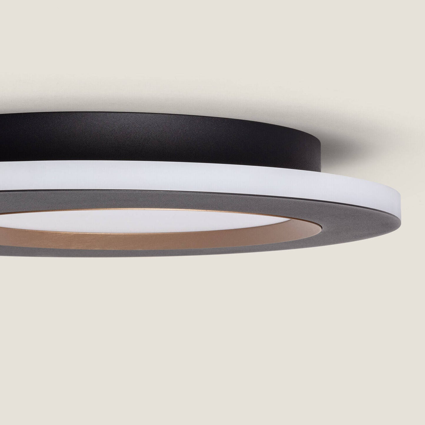 Plafonnier LED 30W Métal Noir IP20