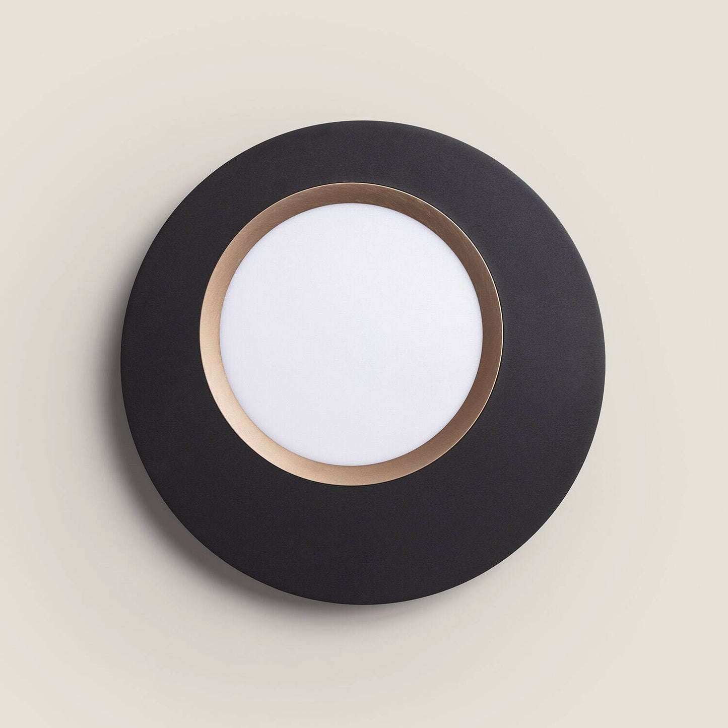 Plafonnier LED 30W Métal Noir IP20
