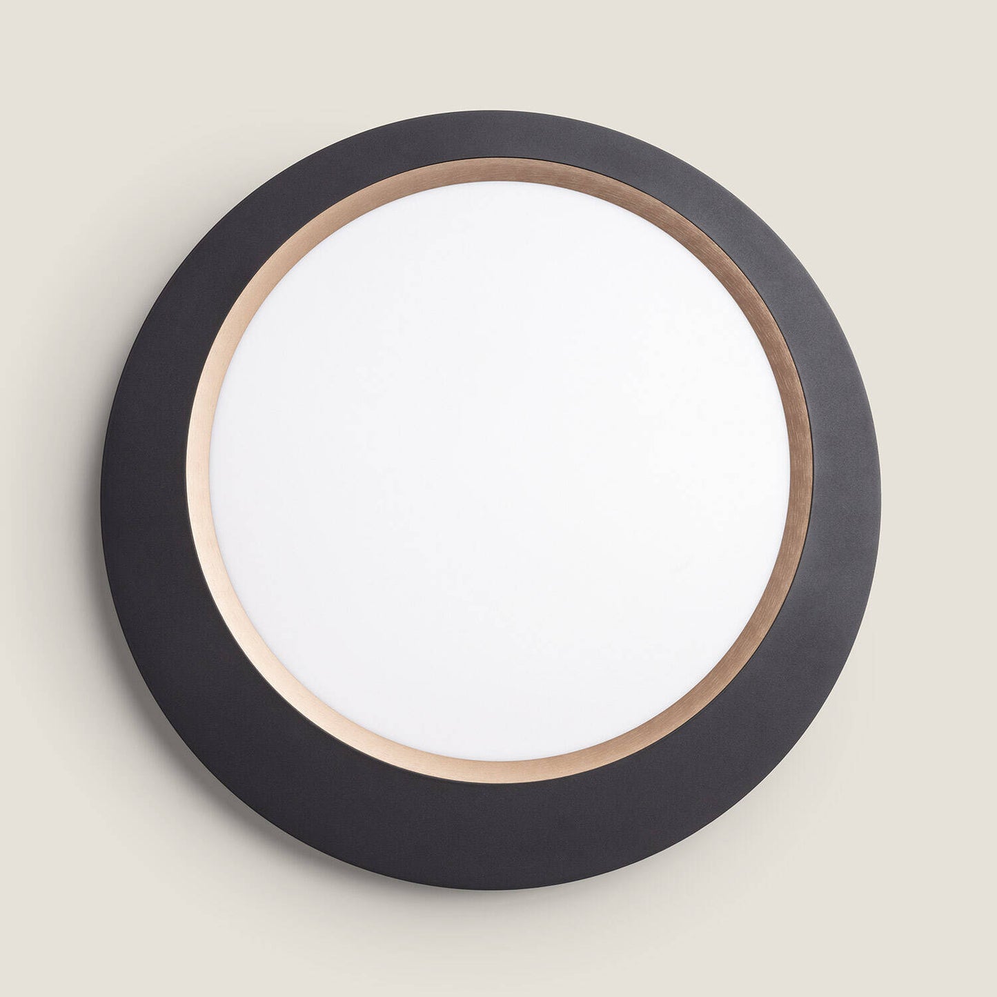 Plafonnier LED 40W Métal Noir IP20 2950 lm