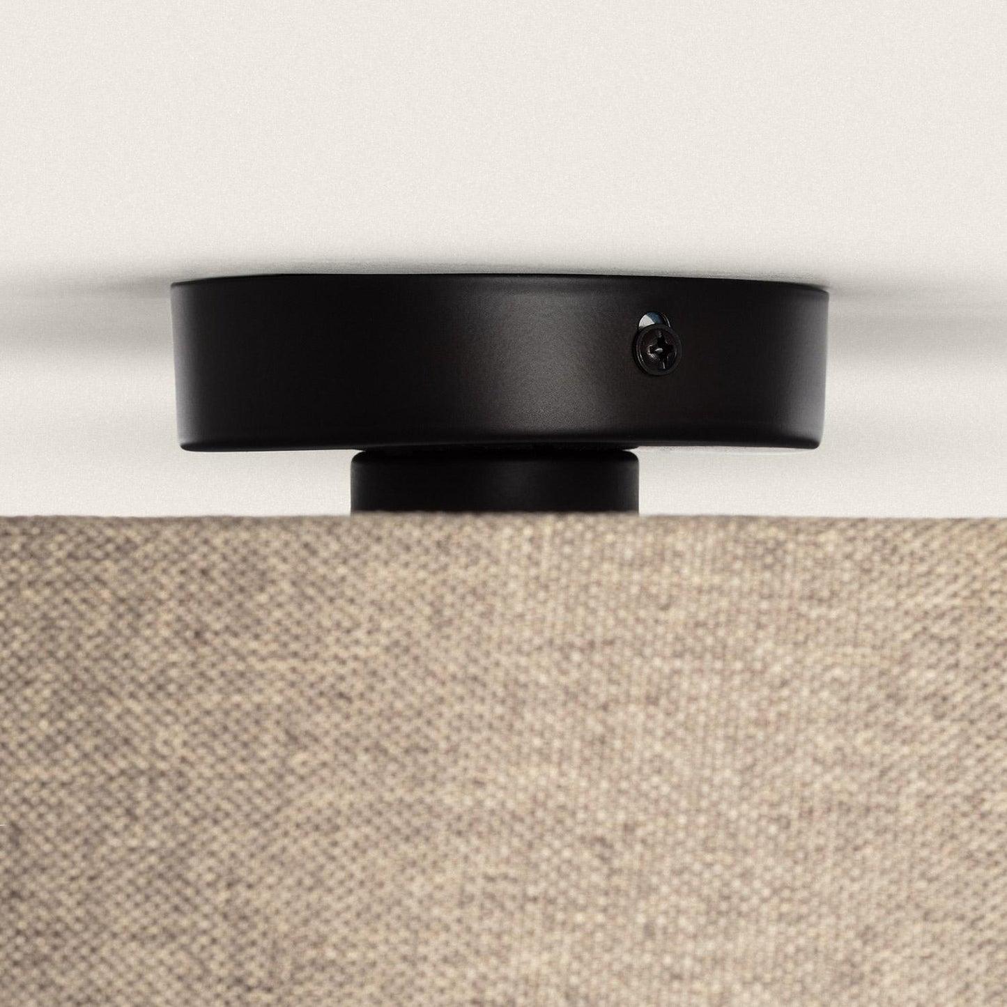 Plafonnier LED Lin Trude 40W IP20 en Métal et Lin