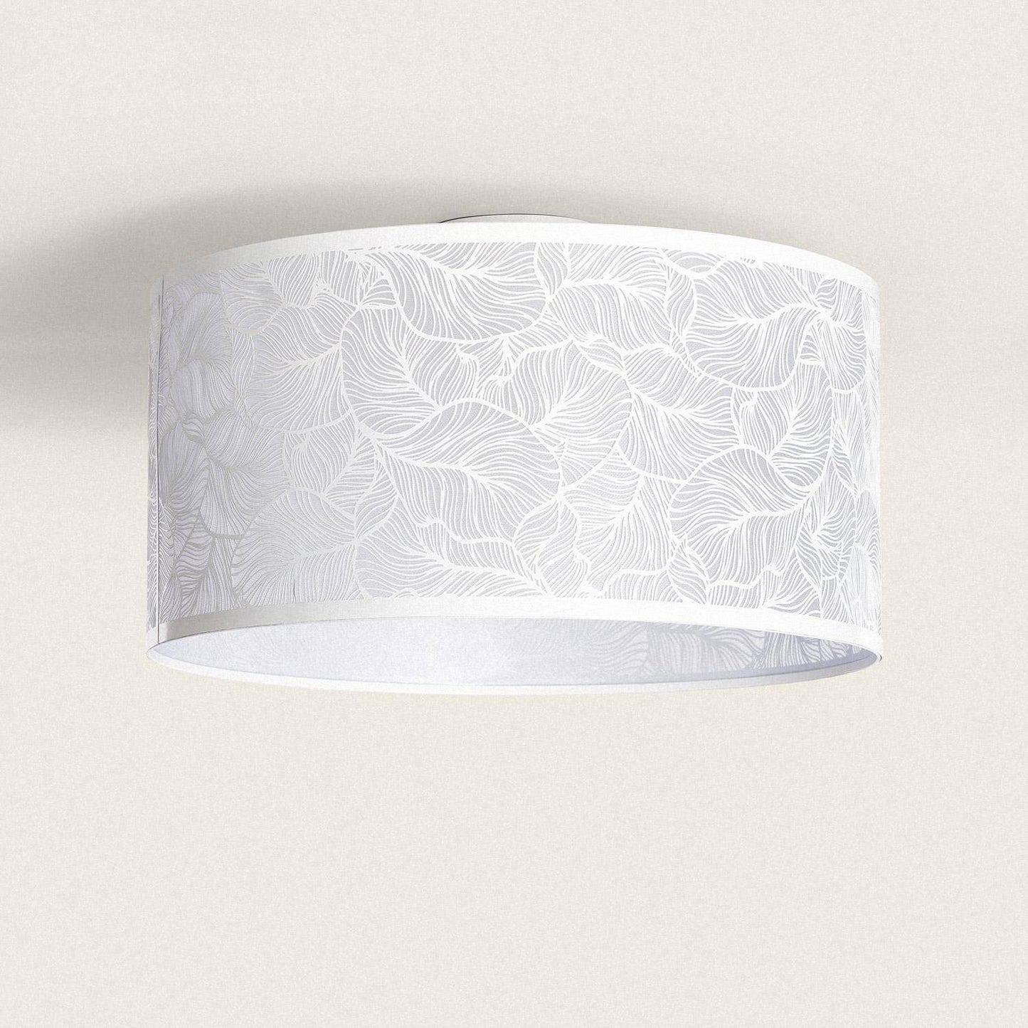 Plafonnier LED Cassandra 40W IP20 en Métal et Tissu