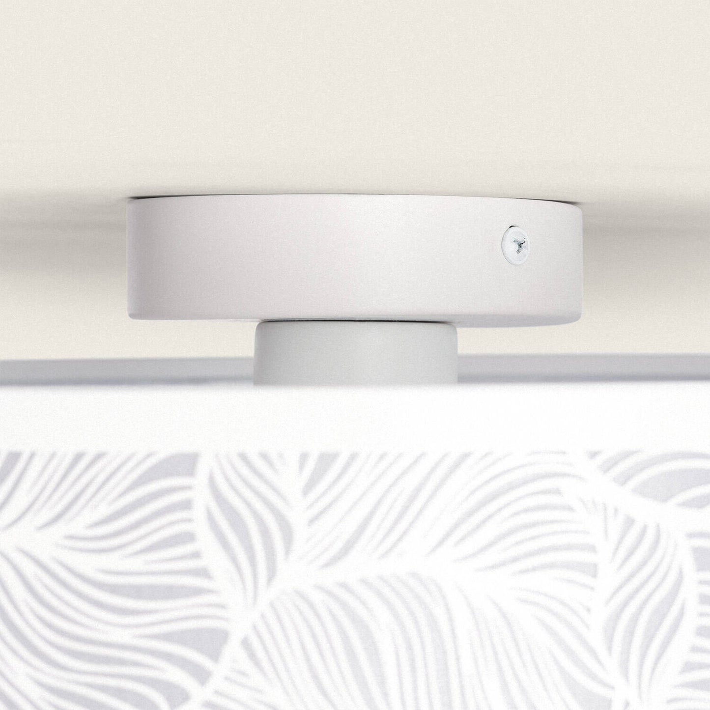 Plafonnier LED Cassandra 40W IP20 en Métal et Tissu