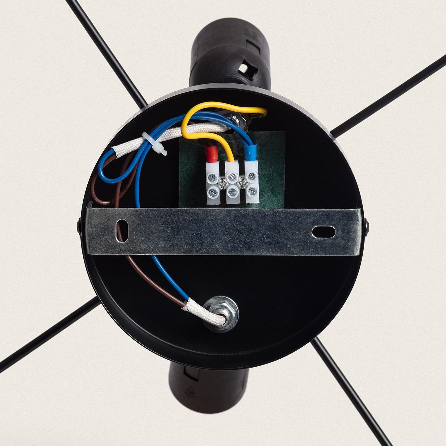 Plafonnier LED Rotin Huela, 20W, IP20, Installation en Saillie
