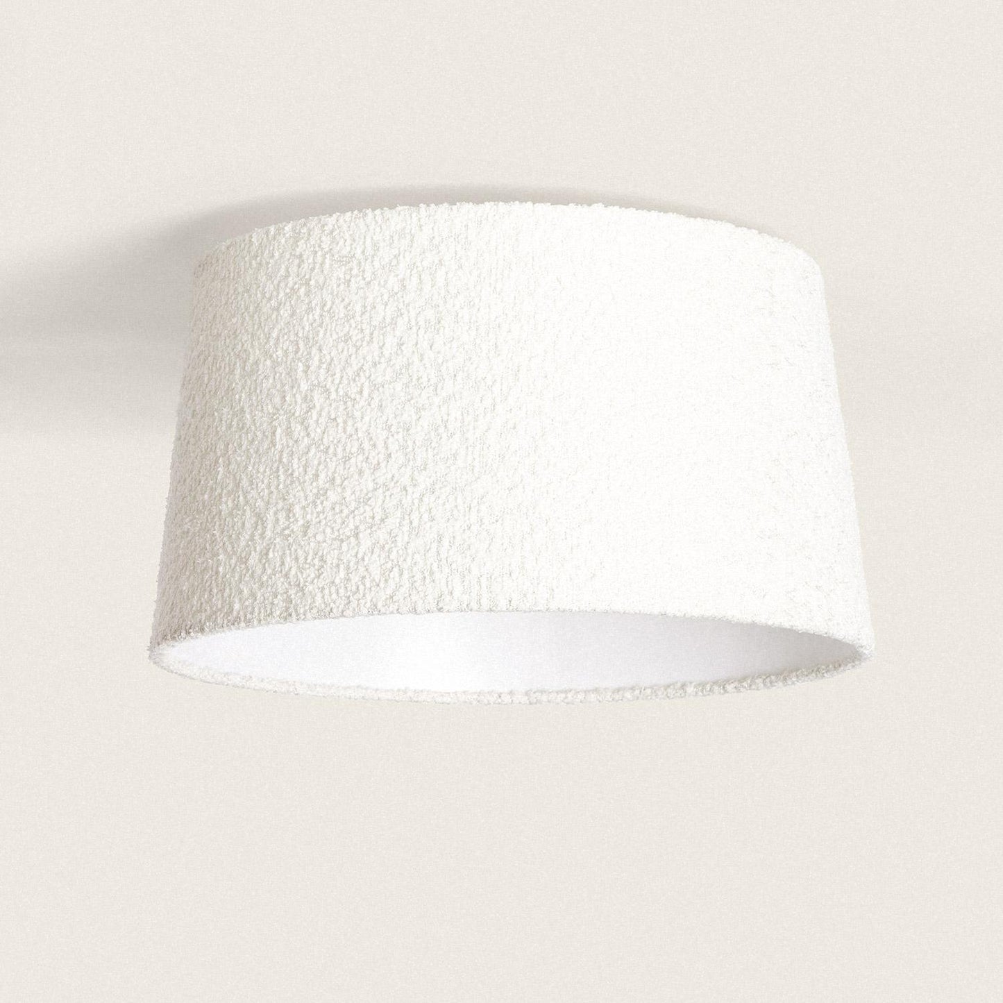 Plafonnier LED Micaela 40W IP20 en Métal et Tissu pour Intérieur