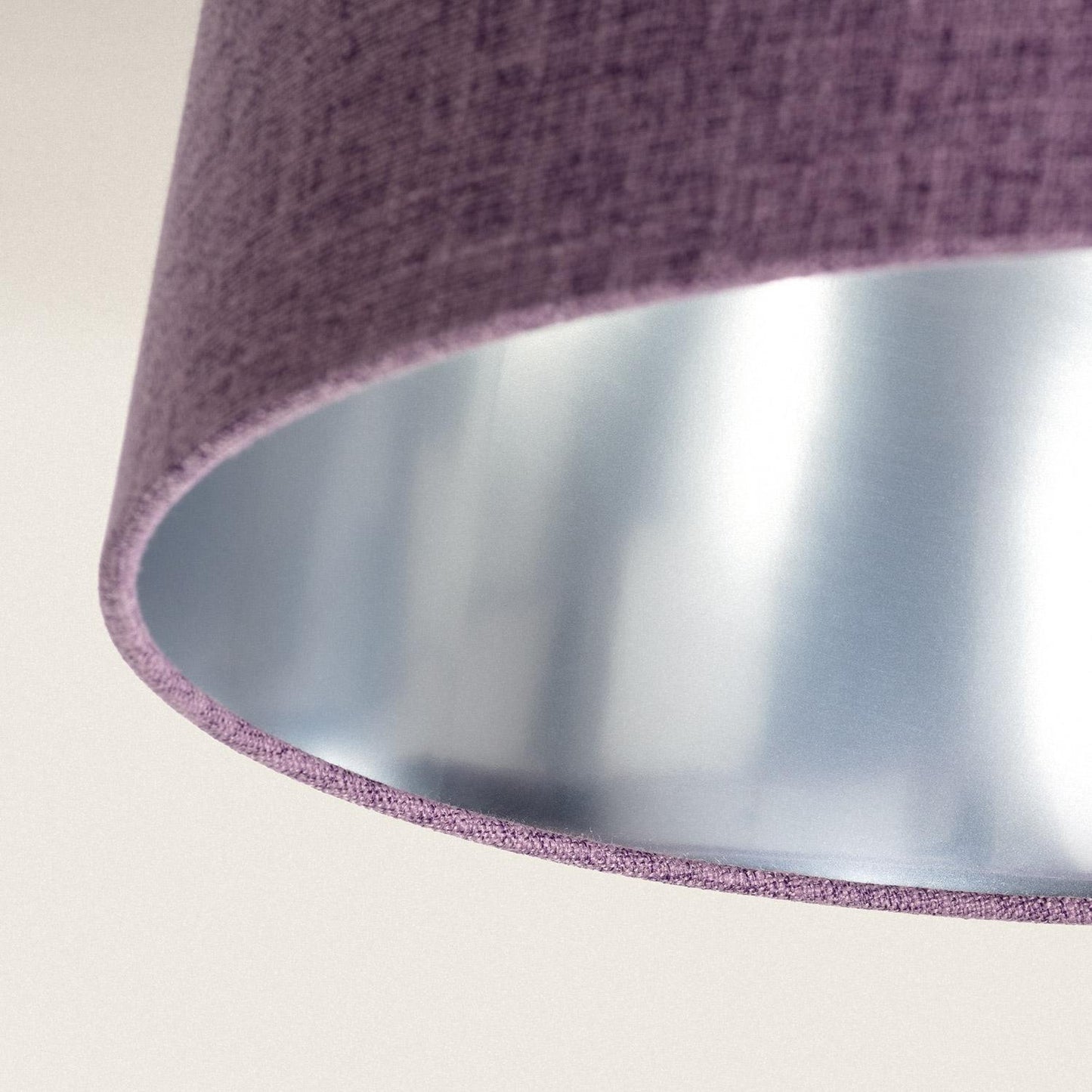 Plafonnier LED Nelinha 40W IP20 en Métal et Tissu pour Intérieur