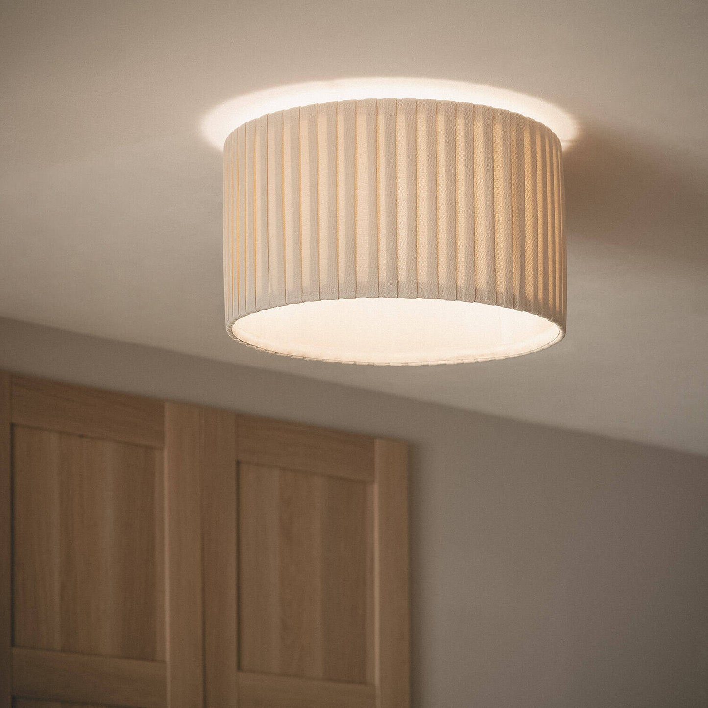 Plafonnier LED Tissu Petrina 40W IP20 Installation en Saillie