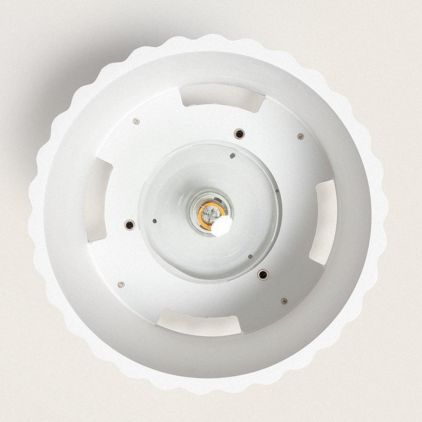 Plafonnier LED Plâtre 25W IP20 E27 Installation en Saillie