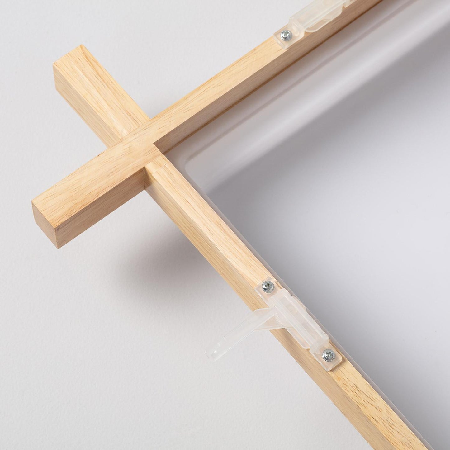 Plafonnier LED Carré 15W Bois 400x400 mm IP20 Non Dimmable